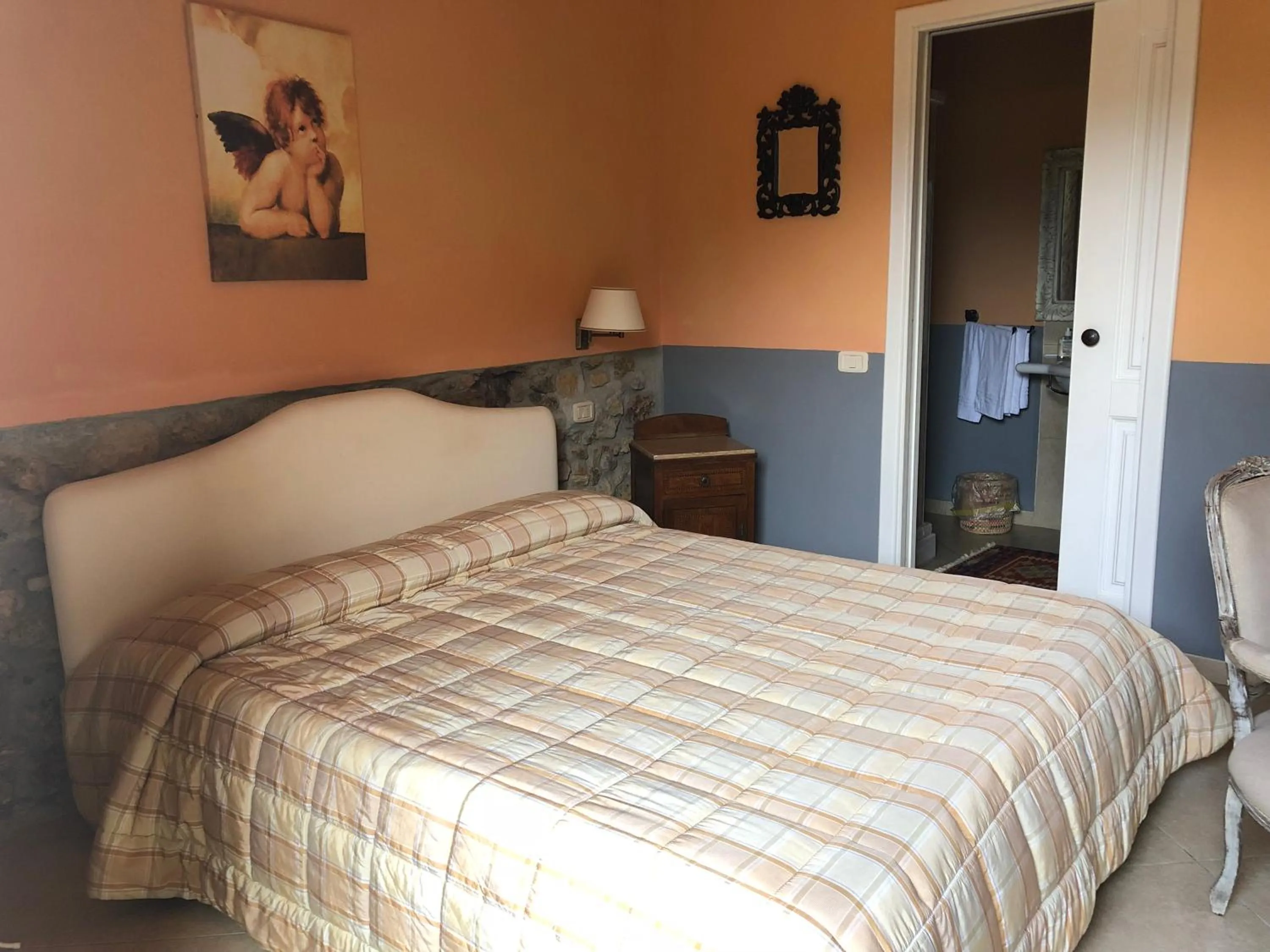 Bed in La Locanda della Vecchia Hosteria