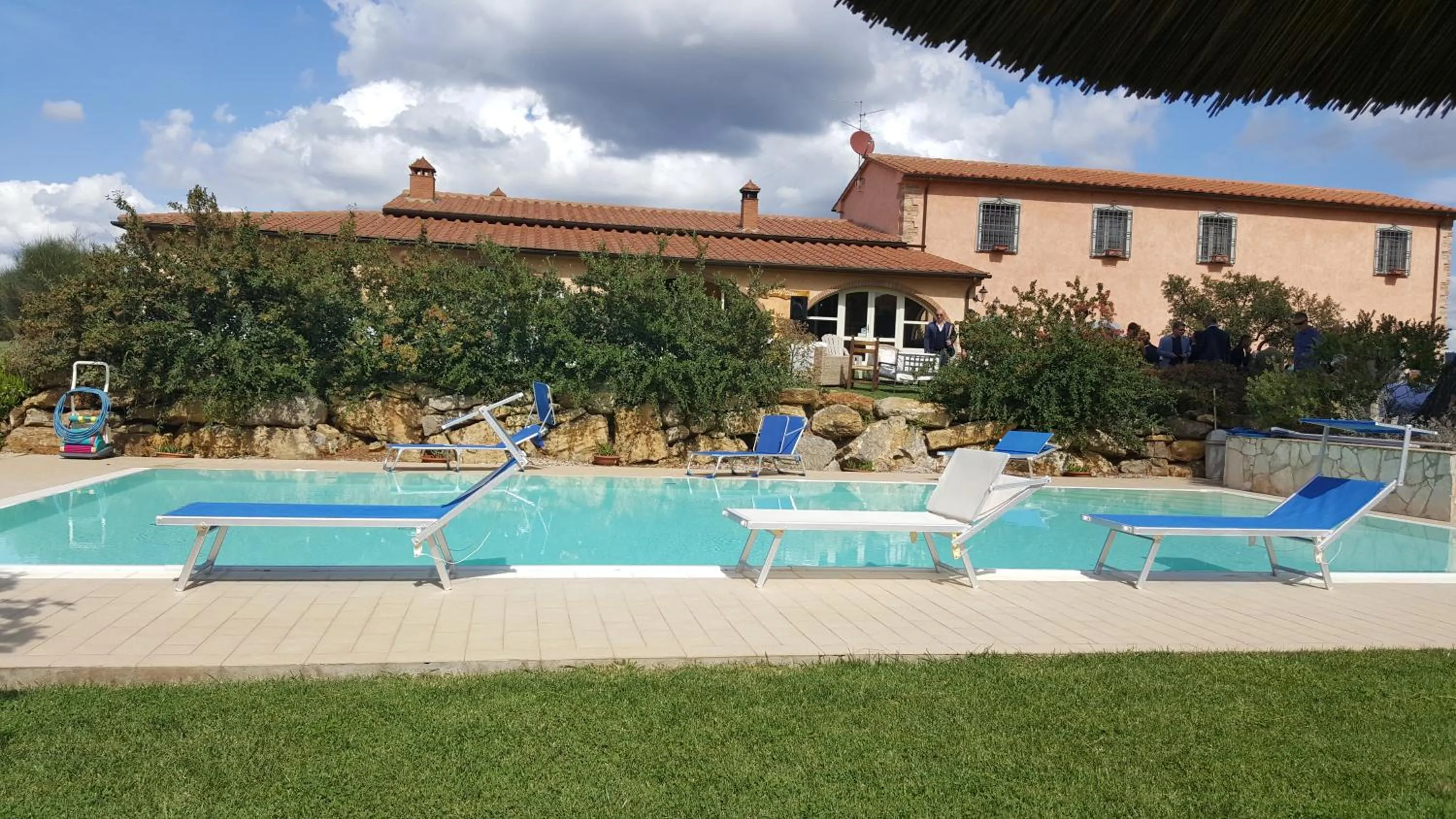 Pool view in La Locanda della Vecchia Hosteria