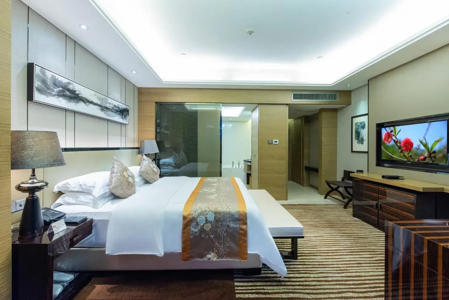 Bed in Shenzhen LANGYUE International Hotel Bed in Shenzhen LANGYUE International Hotel