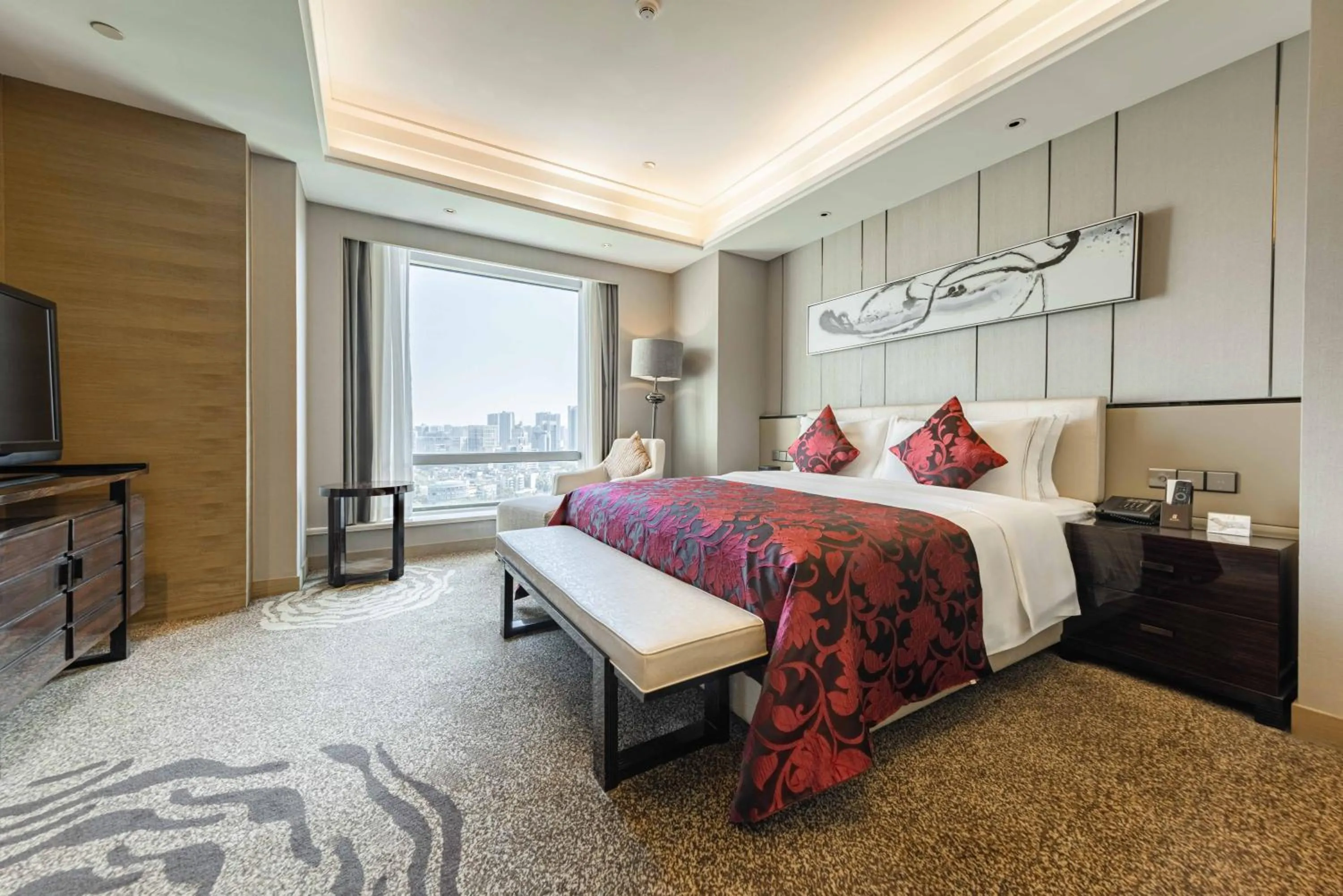 Bed in Shenzhen LANGYUE International Hotel