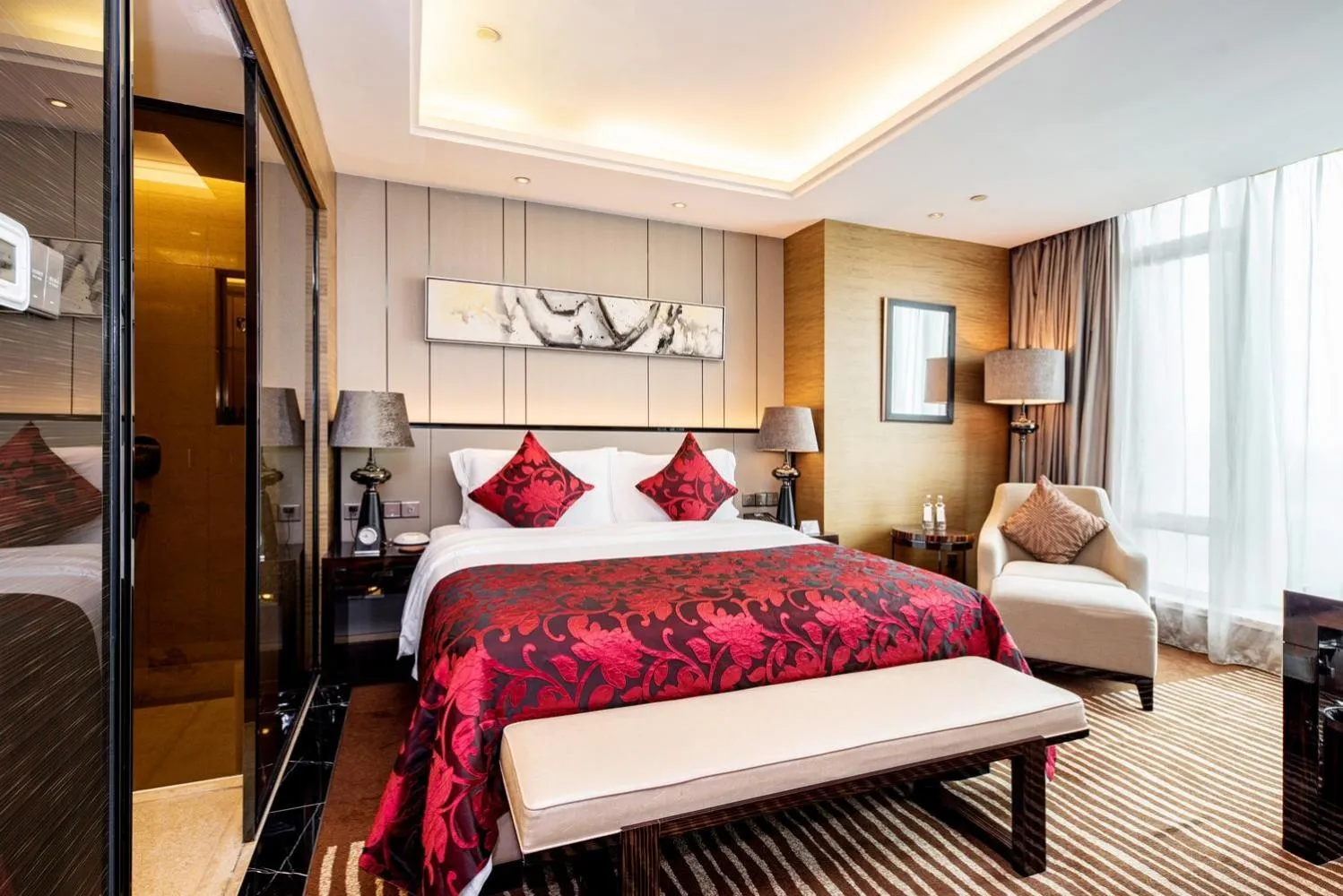 Bed in Shenzhen LANGYUE International Hotel