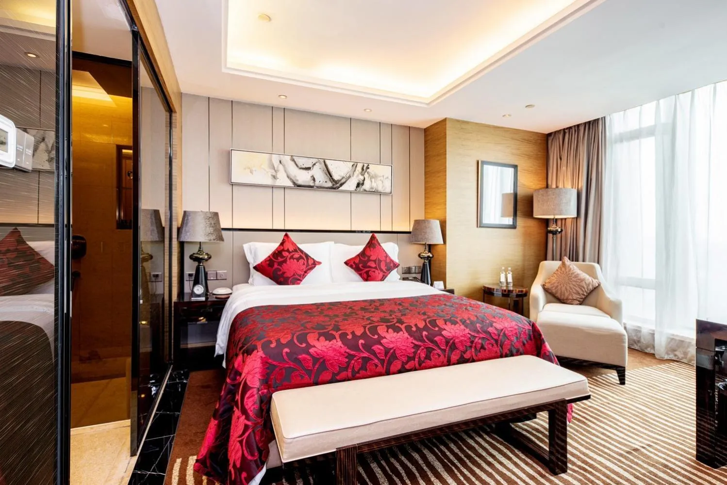 Bed in Shenzhen LANGYUE International Hotel