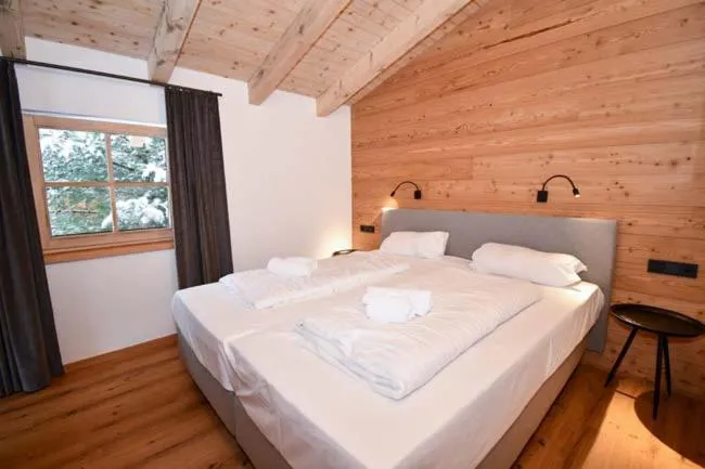 Bed in Astn Hütten Residenz Waldsicht Königsleiten - Ferienwohnungen