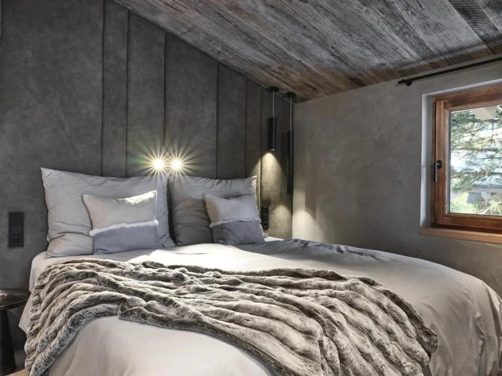 Bed in Astn Hütten Residenz Waldsicht Königsleiten - Ferienwohnungen