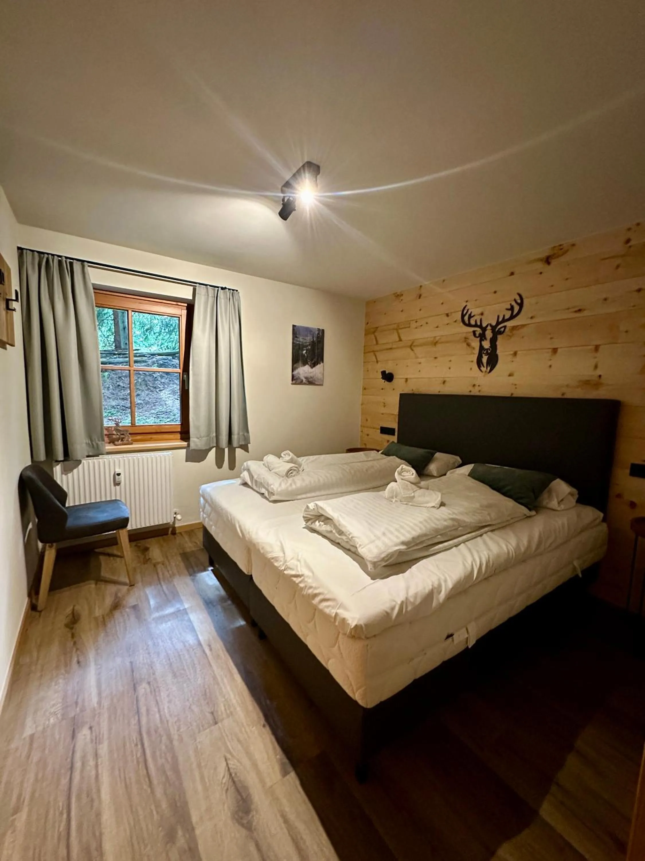 Bed in Astn Hütten Residenz Waldsicht Königsleiten - Ferienwohnungen