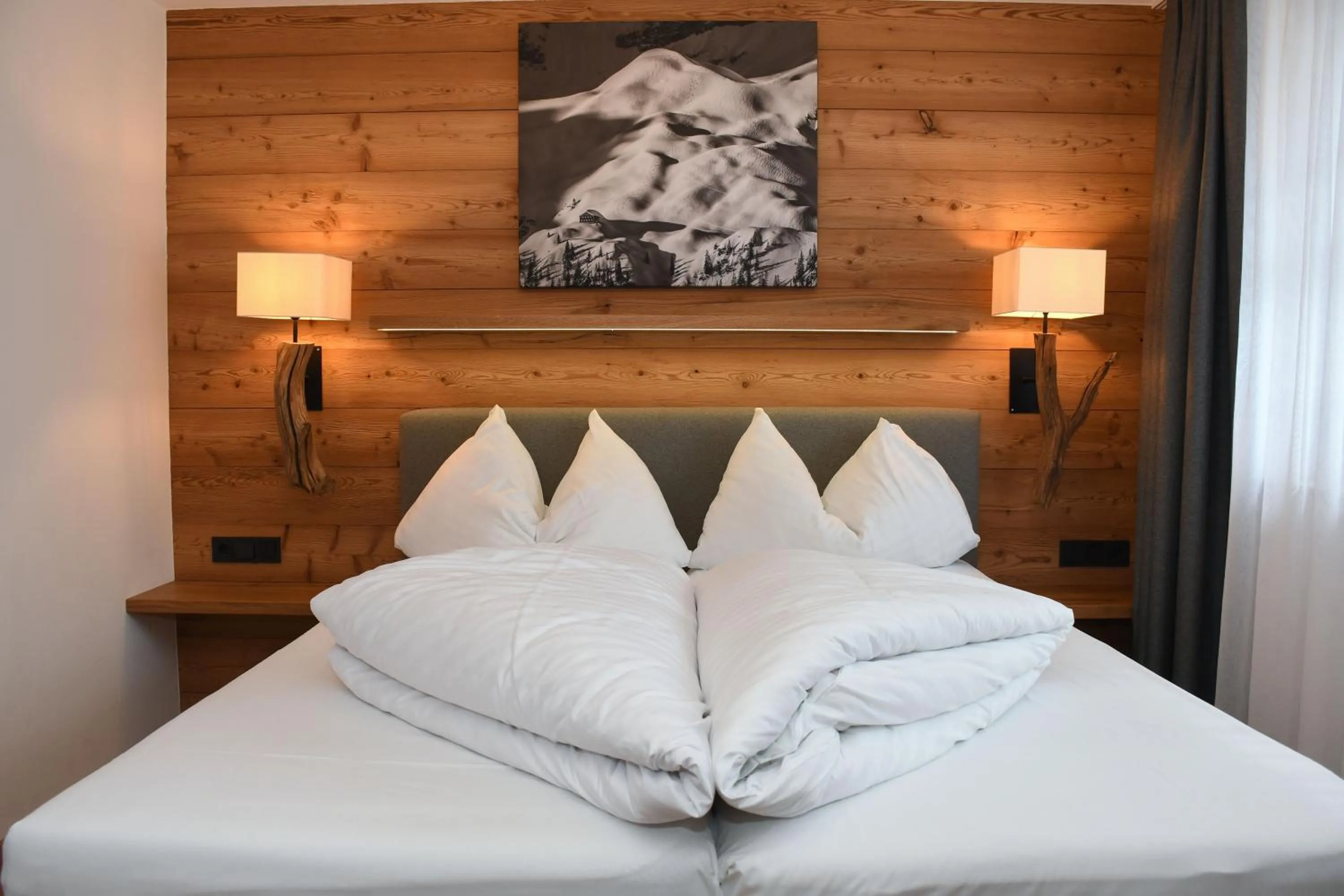 Bed in Astn Hütten Residenz Waldsicht Königsleiten - Ferienwohnungen