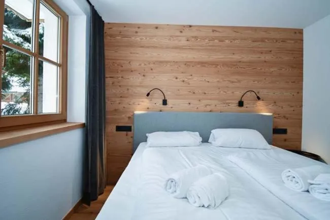 Bed in Astn Hütten Residenz Waldsicht Königsleiten - Ferienwohnungen