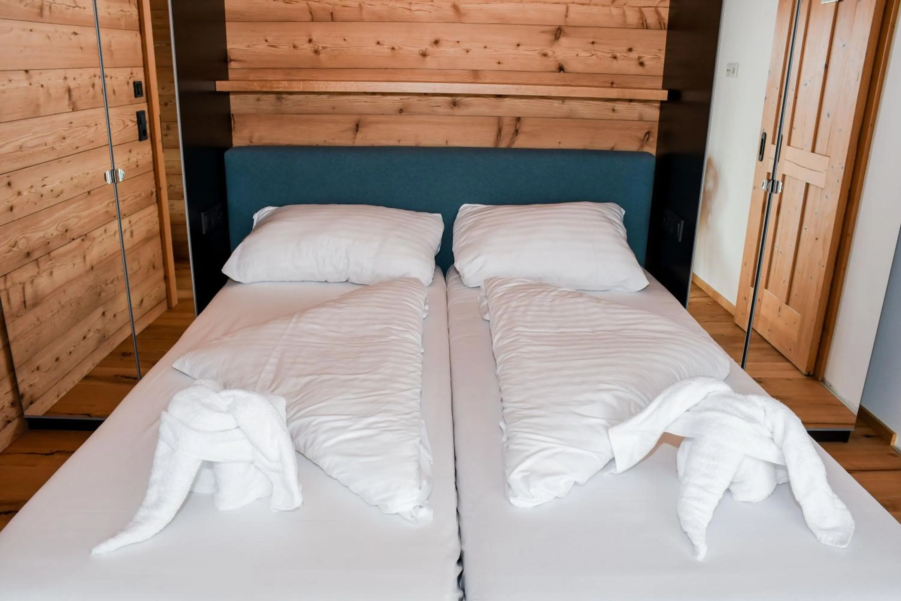 Bed in Astn Hütten Residenz Waldsicht Königsleiten - Ferienwohnungen