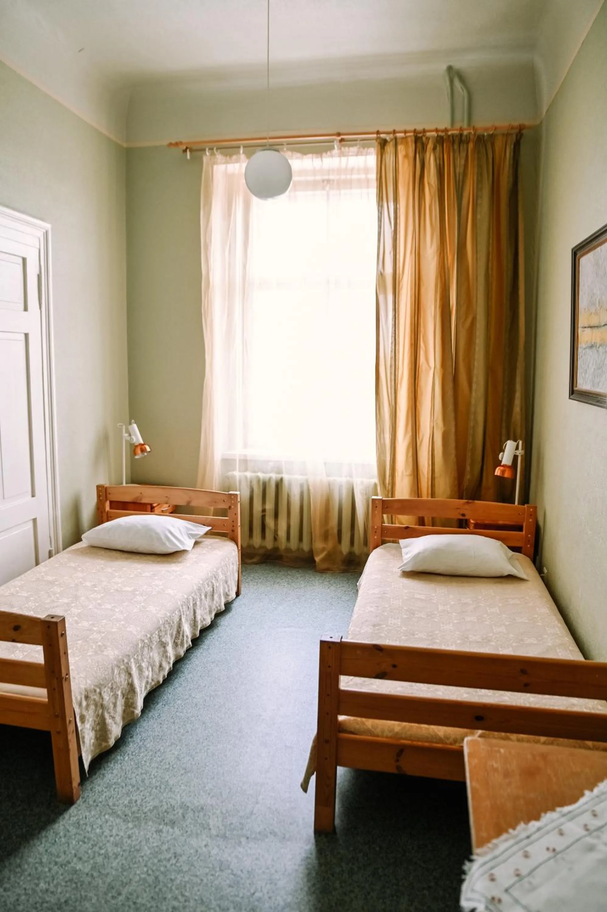 Single Bed in Dormitory Room in Krimuldas Muiža
