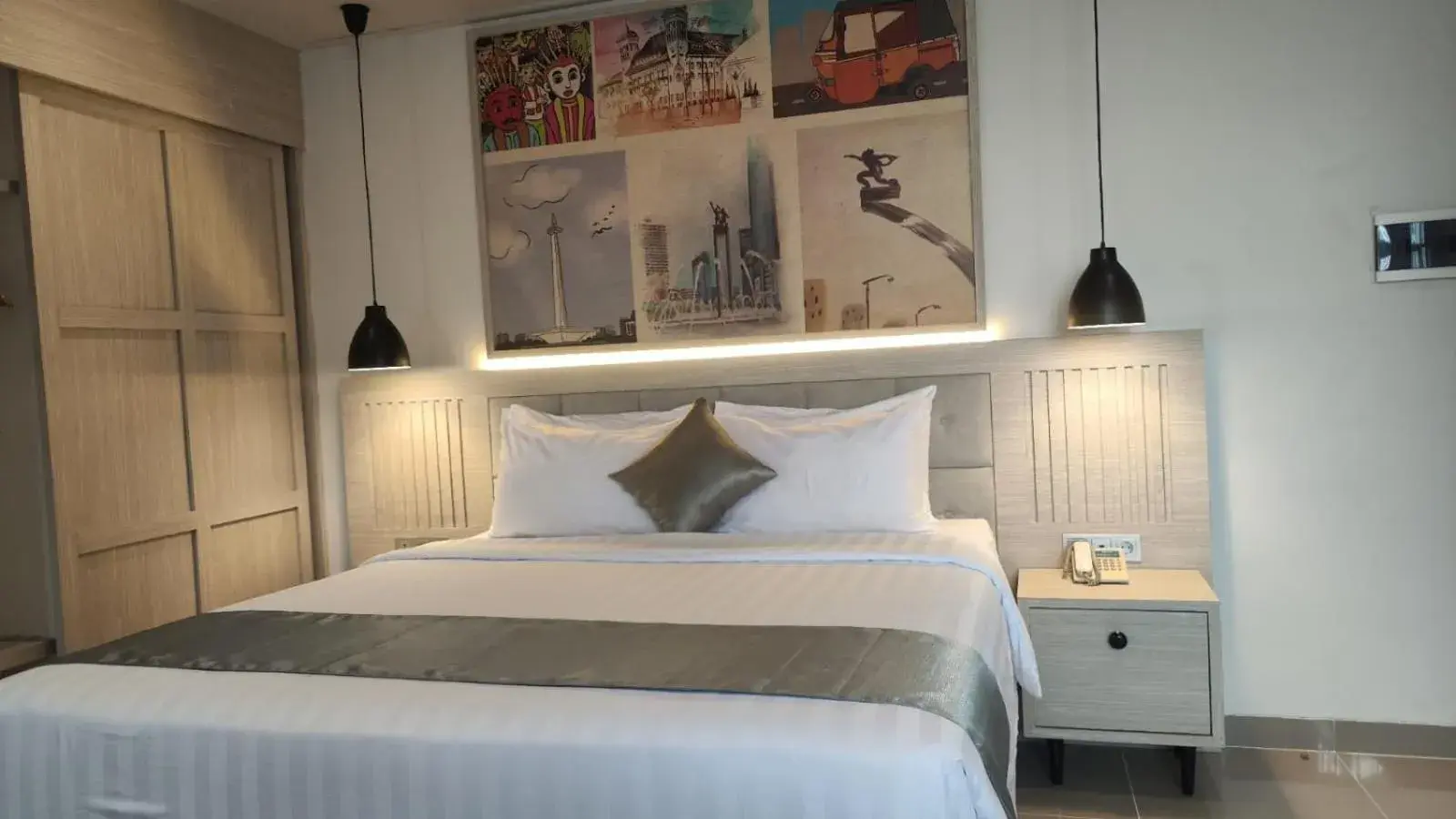 Bed in 1O1 URBAN Jakarta Thamrin Bed in 1O1 URBAN Jakarta Thamrin