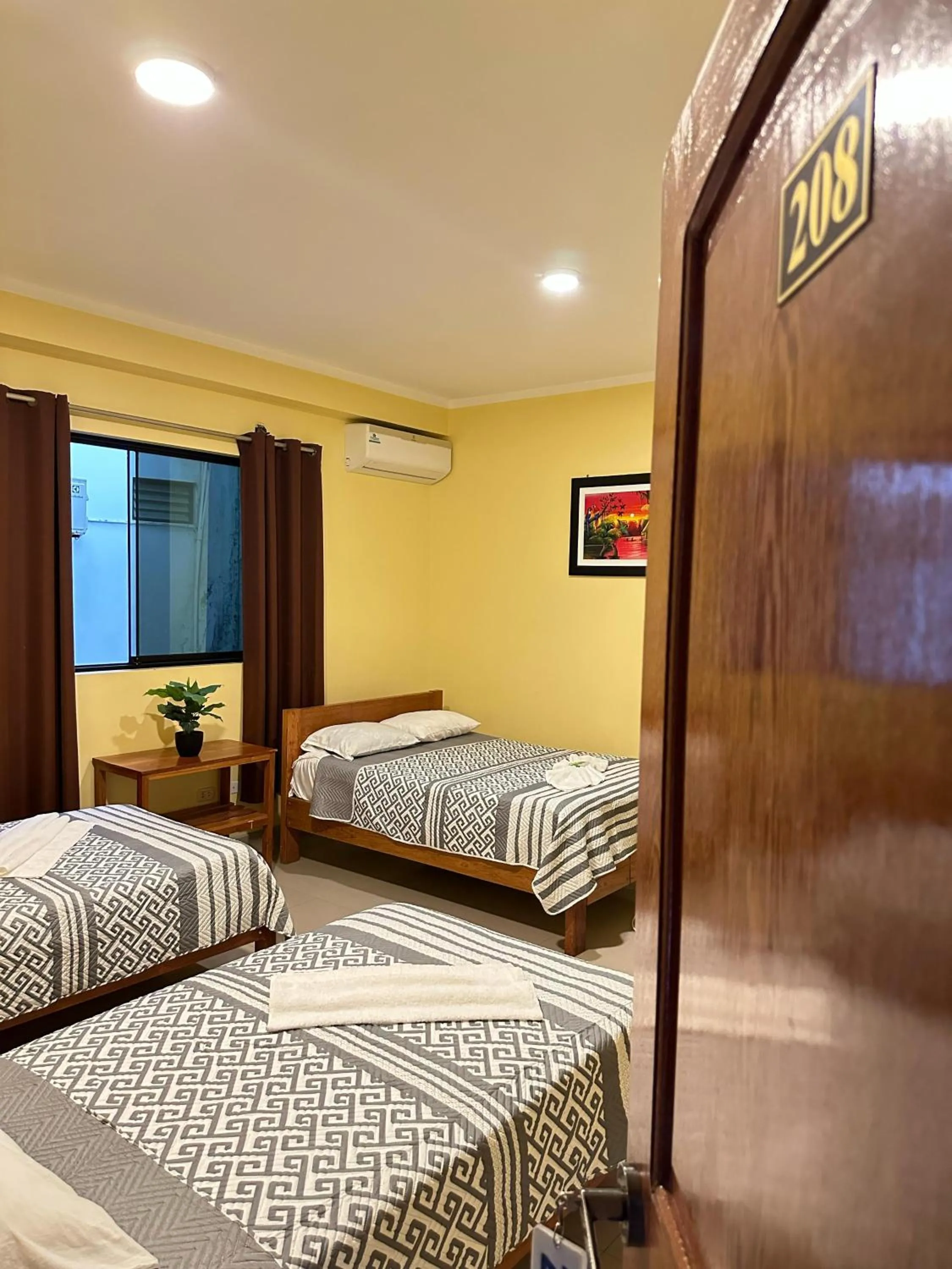 Bed in Hostal Cordillera Azul