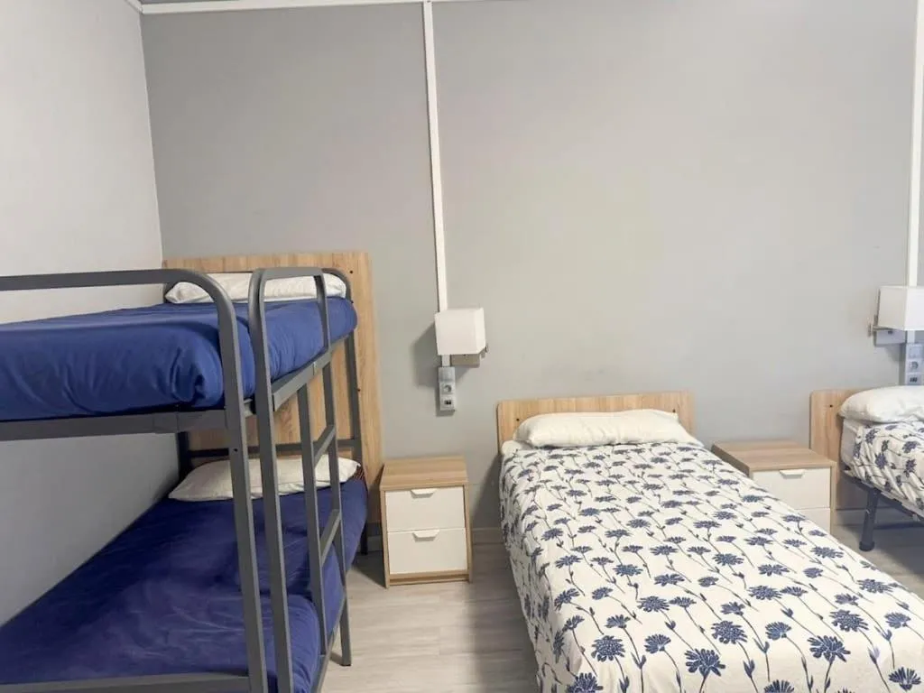 Bed in Residencia Albergue Jaca
