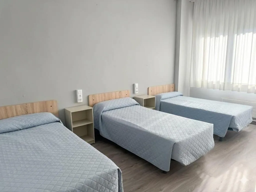 Bed in Residencia Albergue Jaca