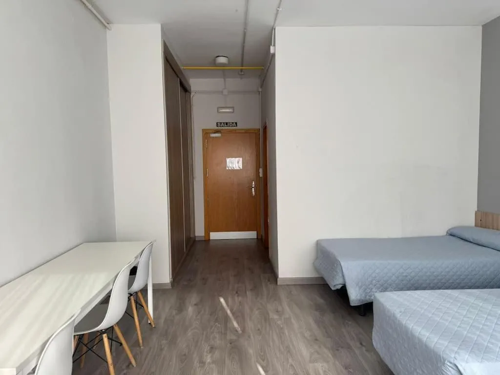Bed in Residencia Albergue Jaca