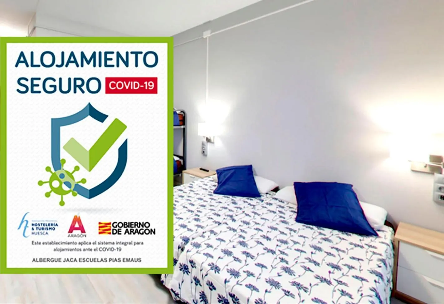 Photo of the whole room, Bed in Residencia Albergue Jaca