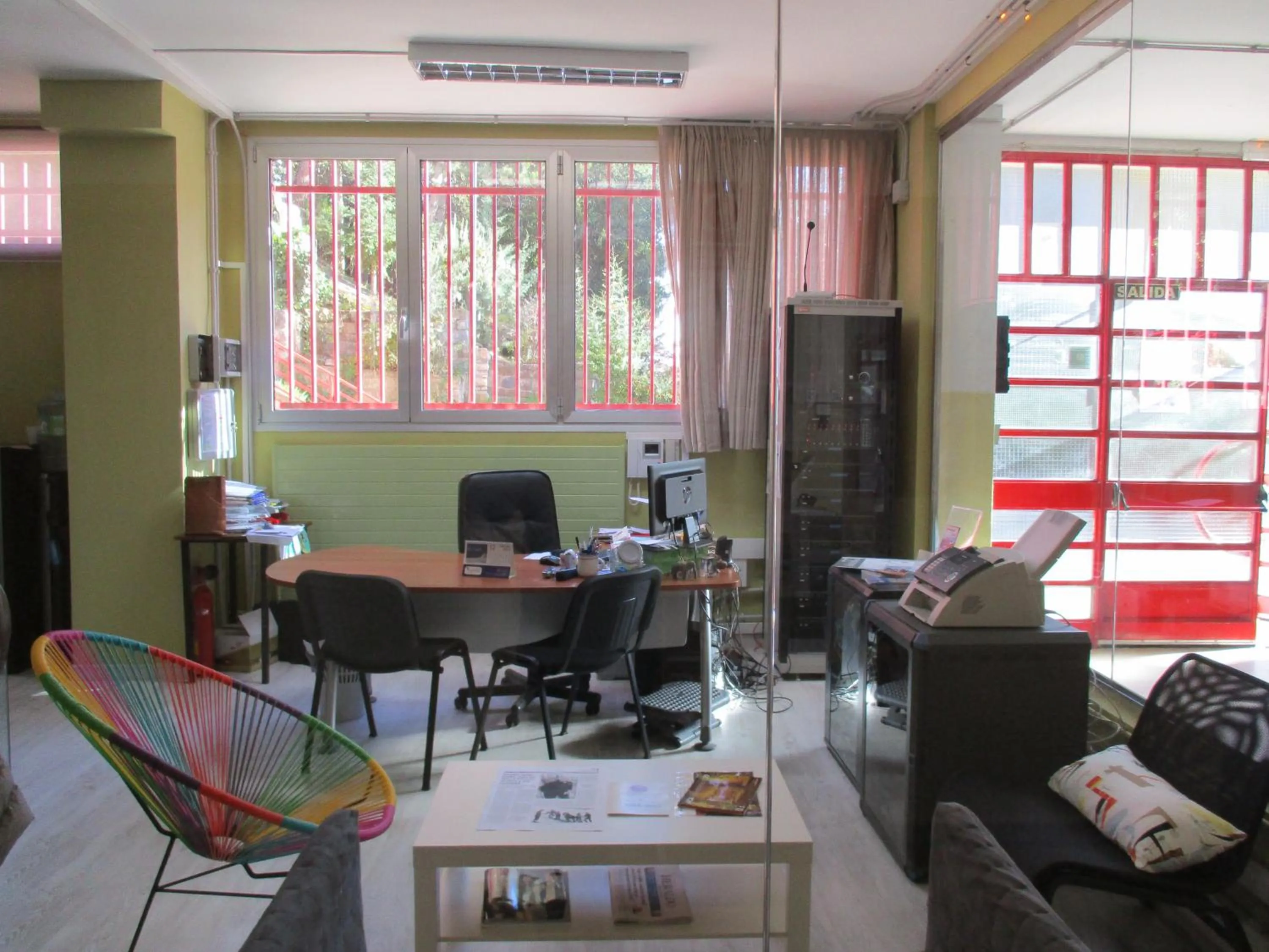 Lobby or reception in Residencia Albergue Jaca
