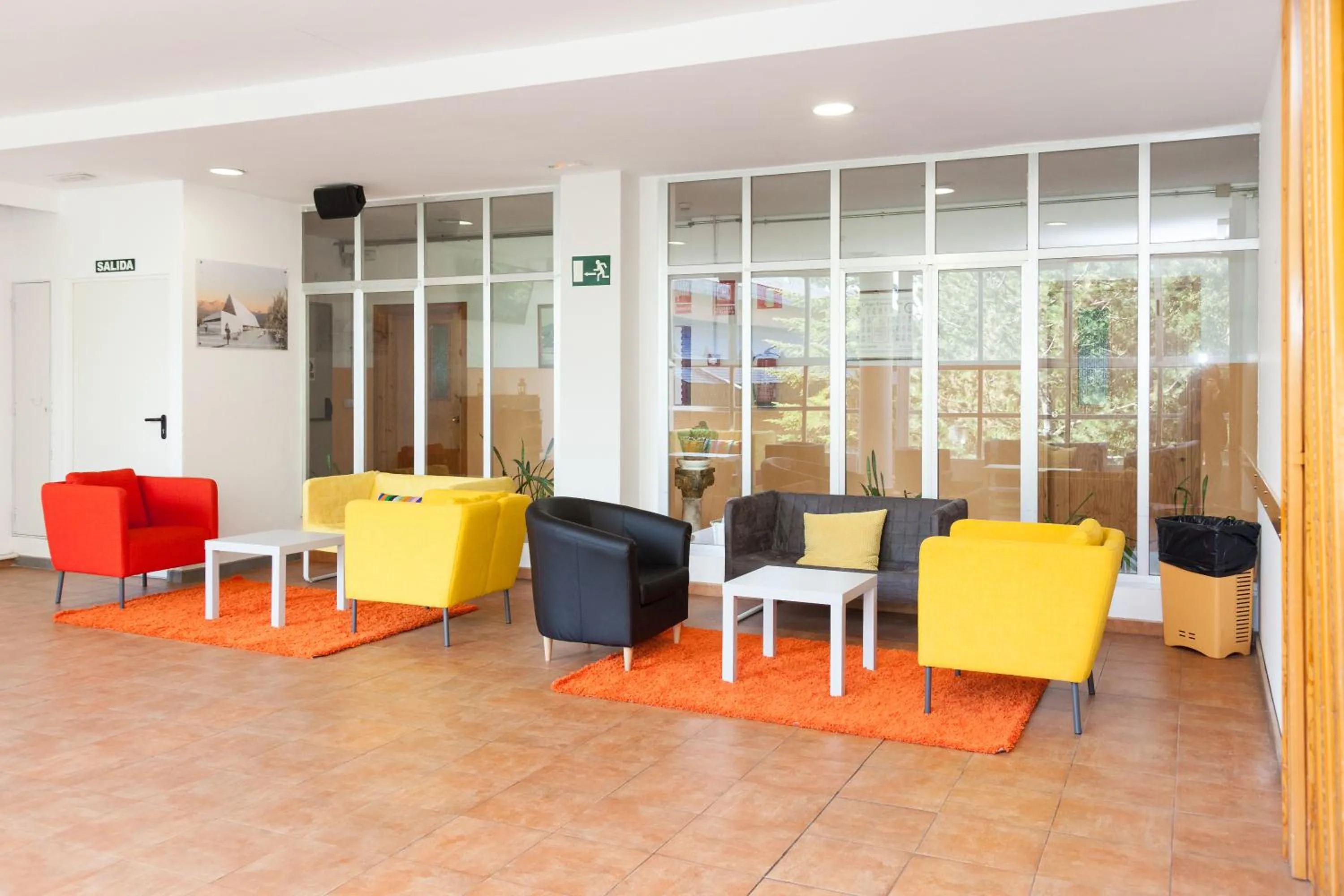 Living room in Residencia Albergue Jaca