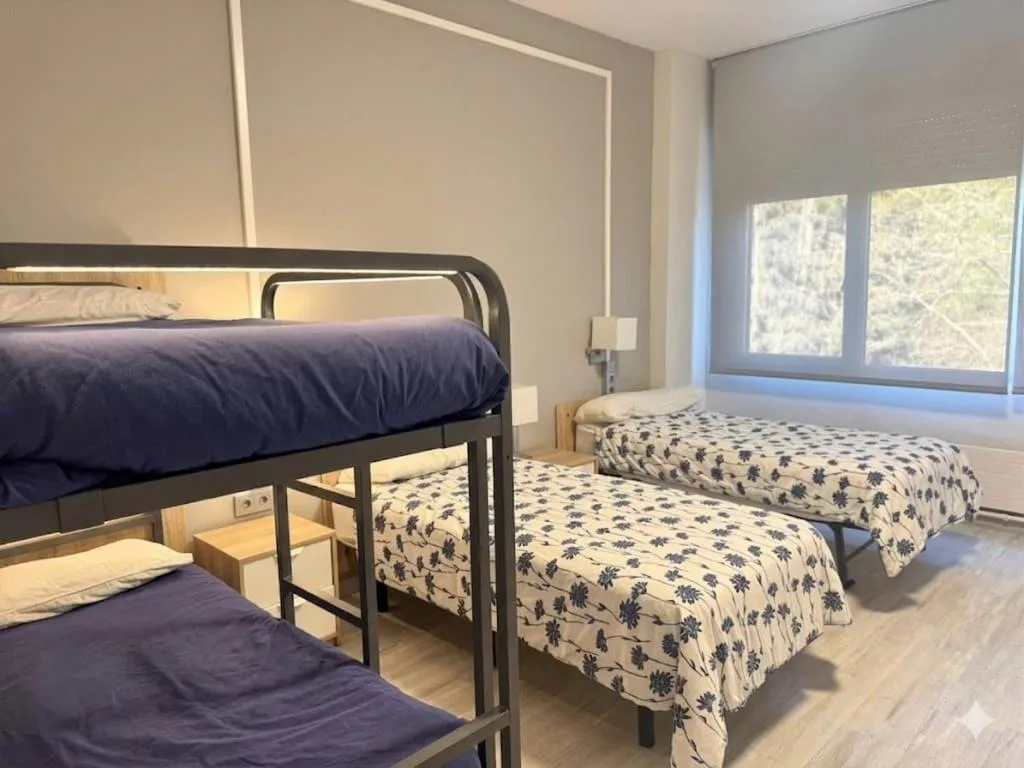 Bed in Residencia Albergue Jaca