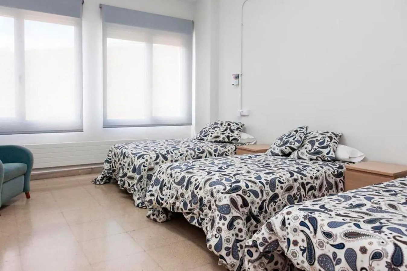 Bed in Residencia Albergue Jaca