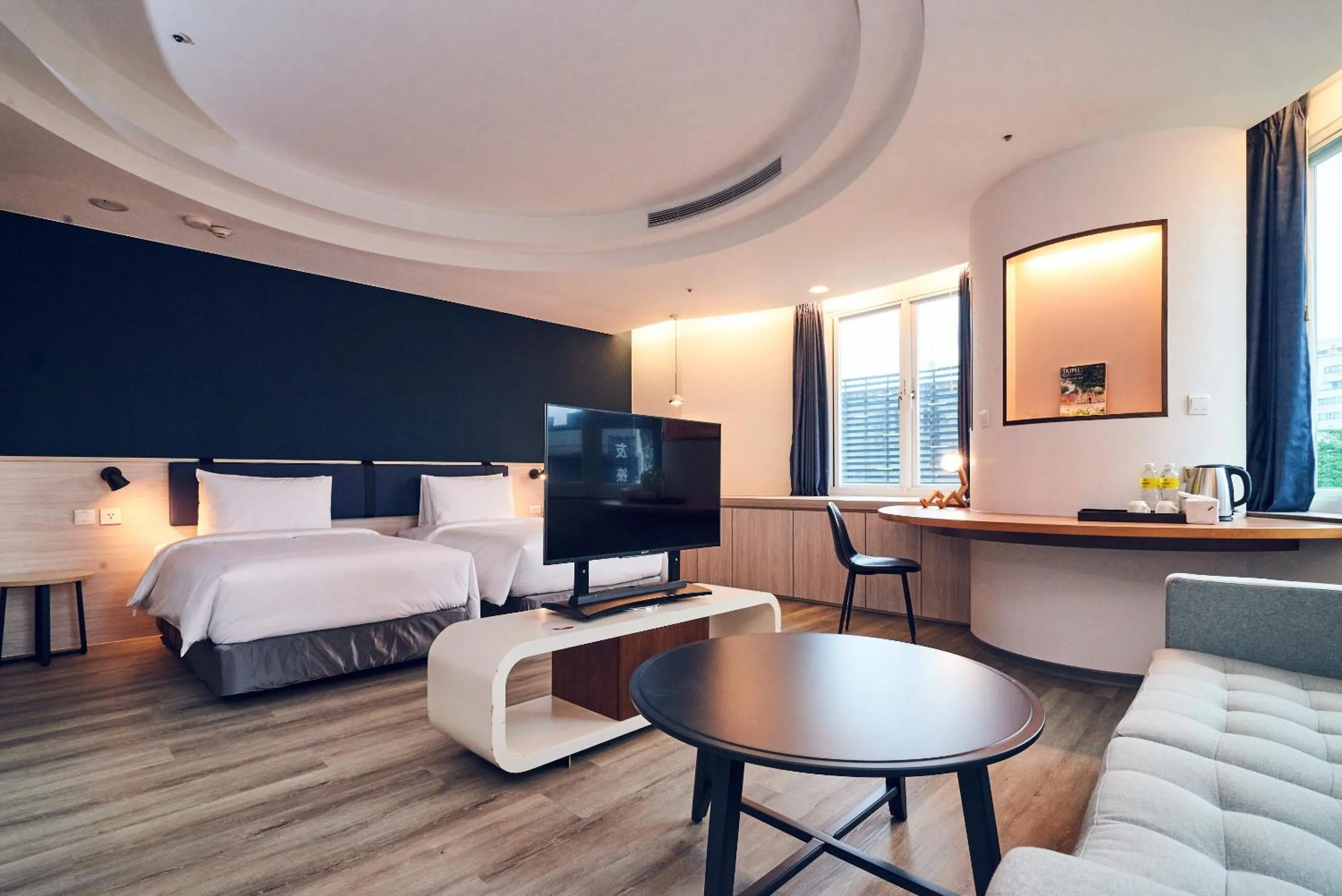 Photo of the whole room, Bed in CHECK inn Select Taipei Nangang