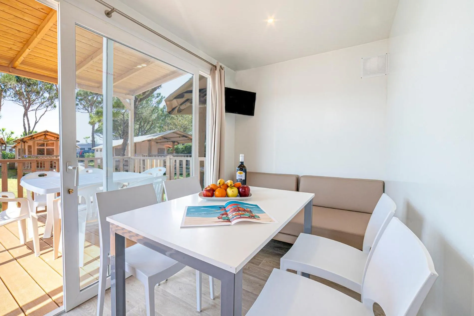 Living room in Camping Village Cavallino