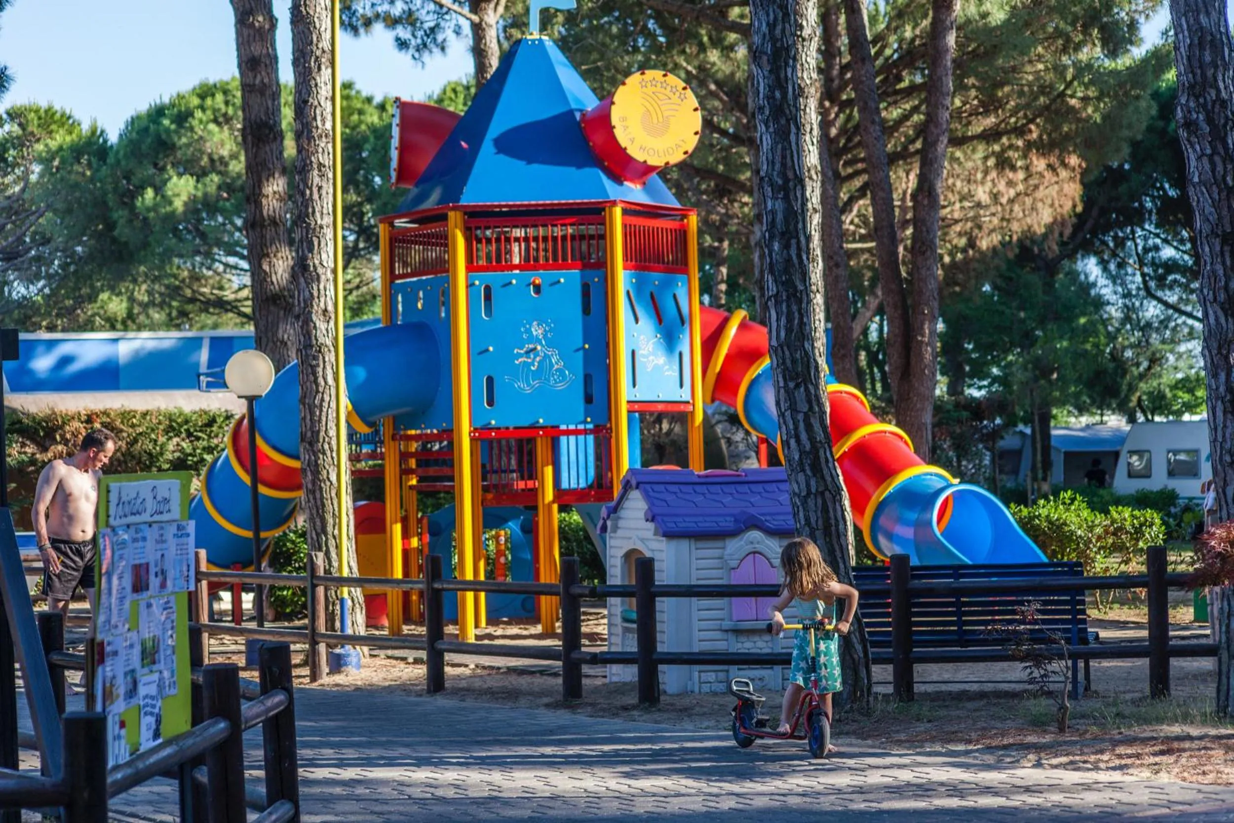 Children play ground in Camping Village Cavallino