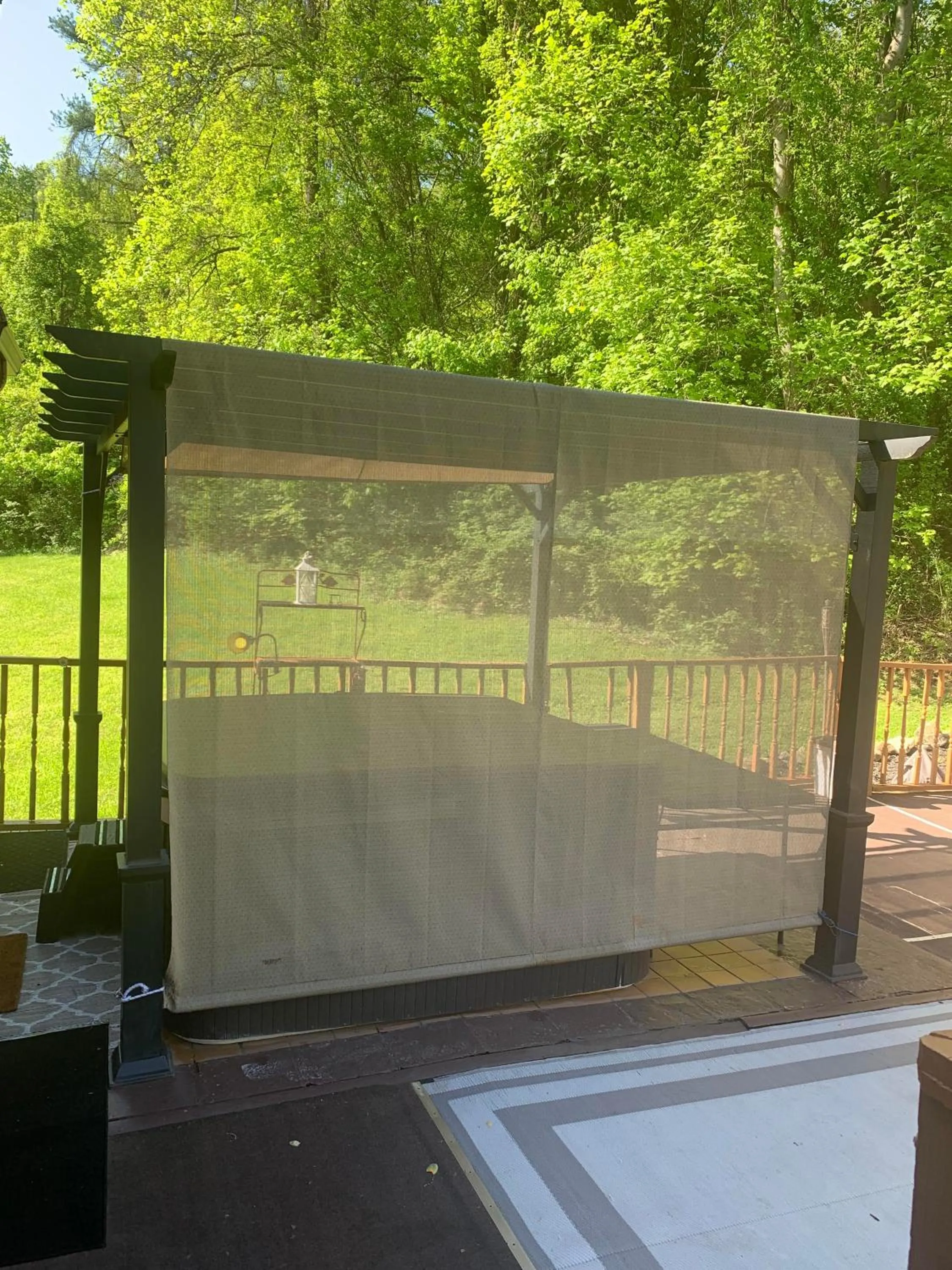 Garden in Log Cabin in the Field