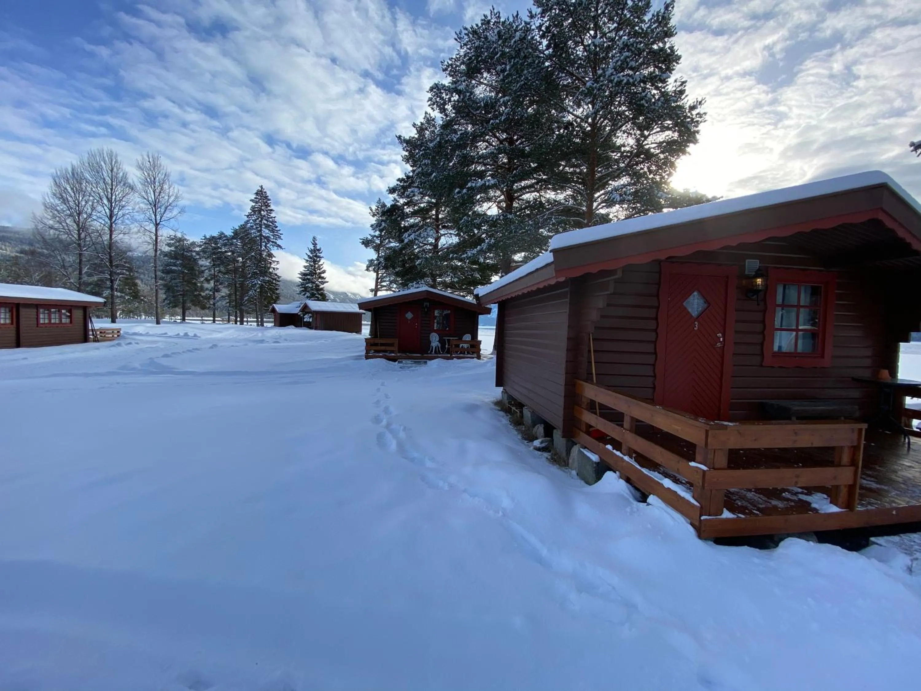 Winter in Sandviken Camping