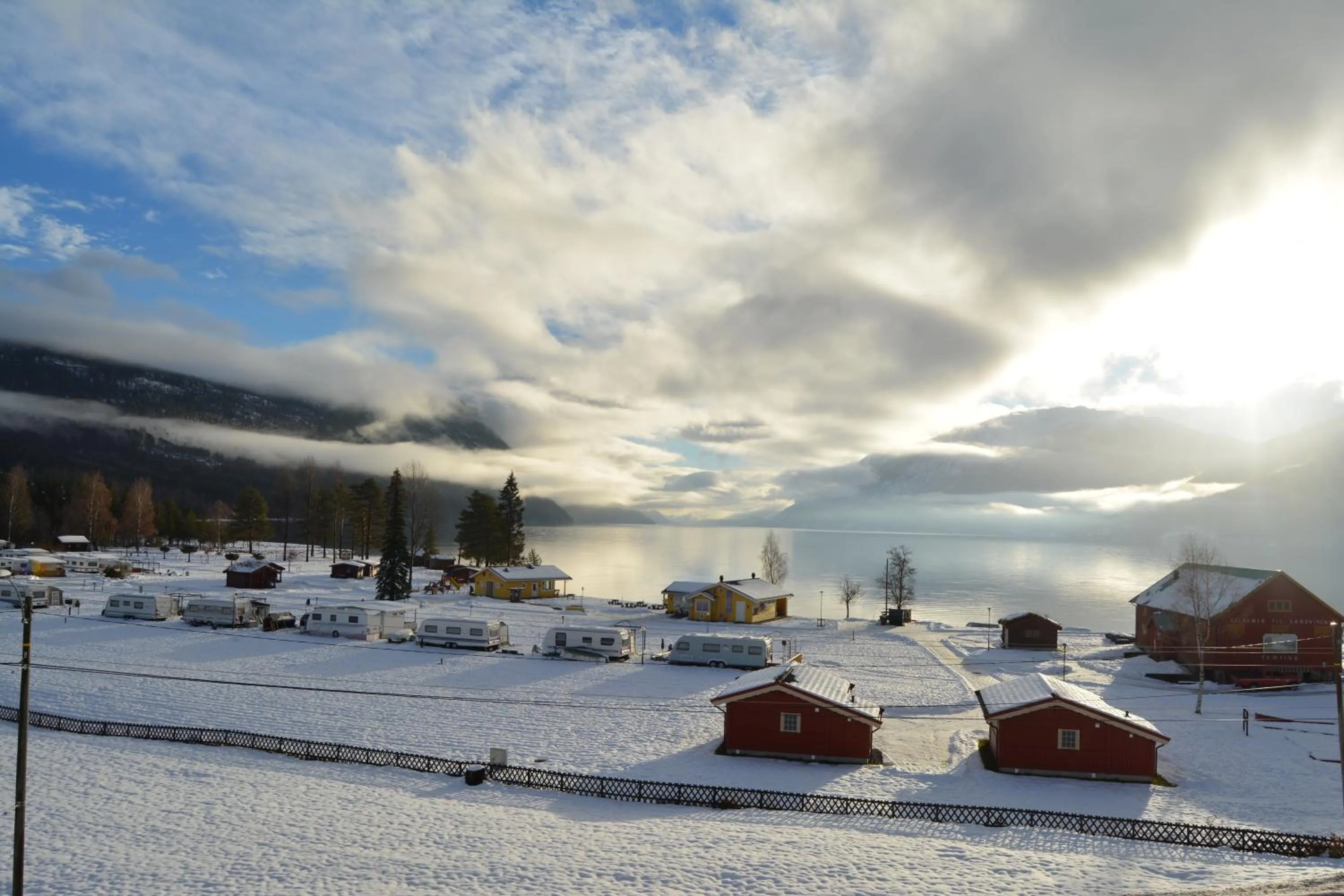 Property building in Sandviken Camping