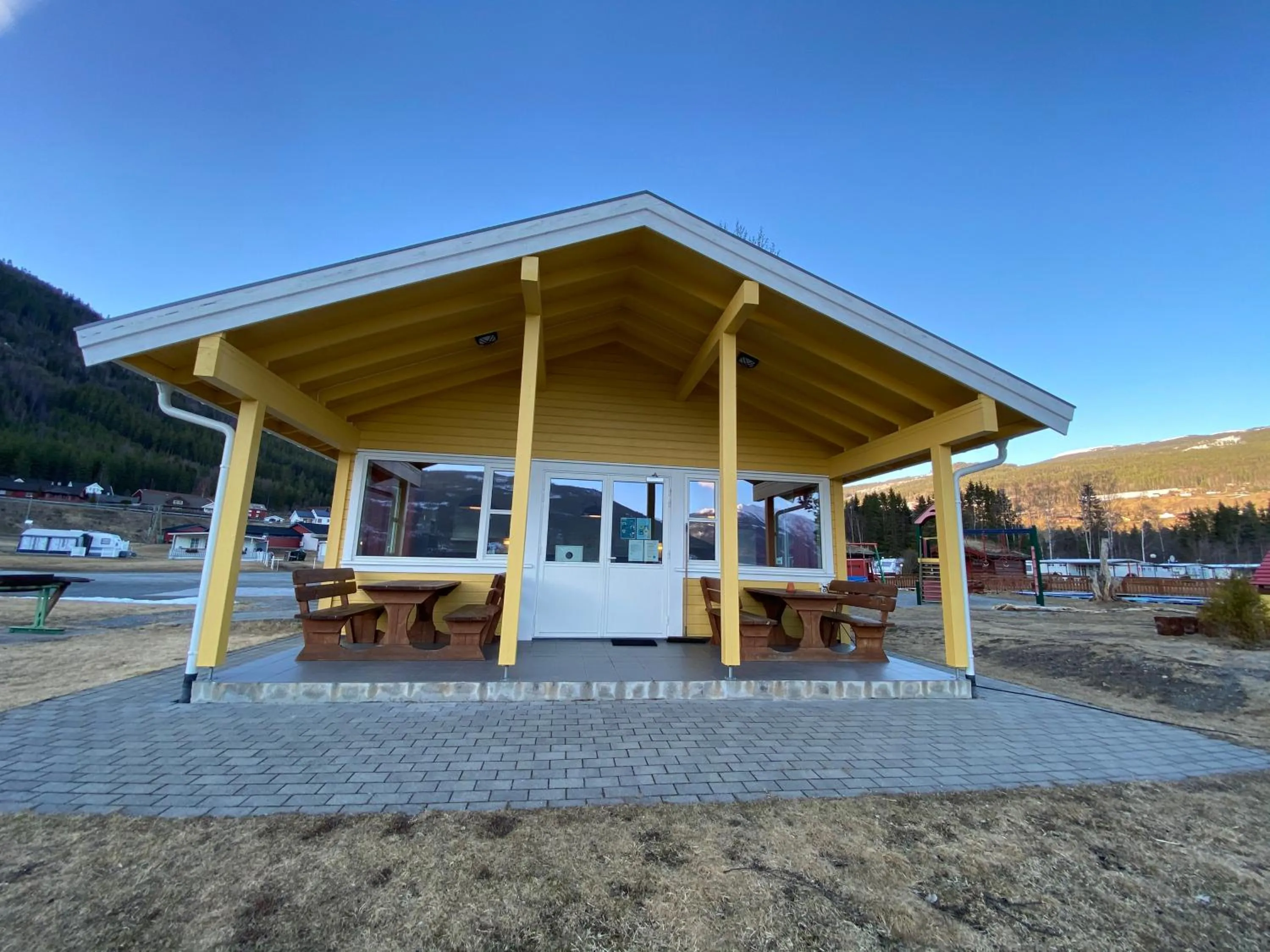 Patio in Sandviken Camping