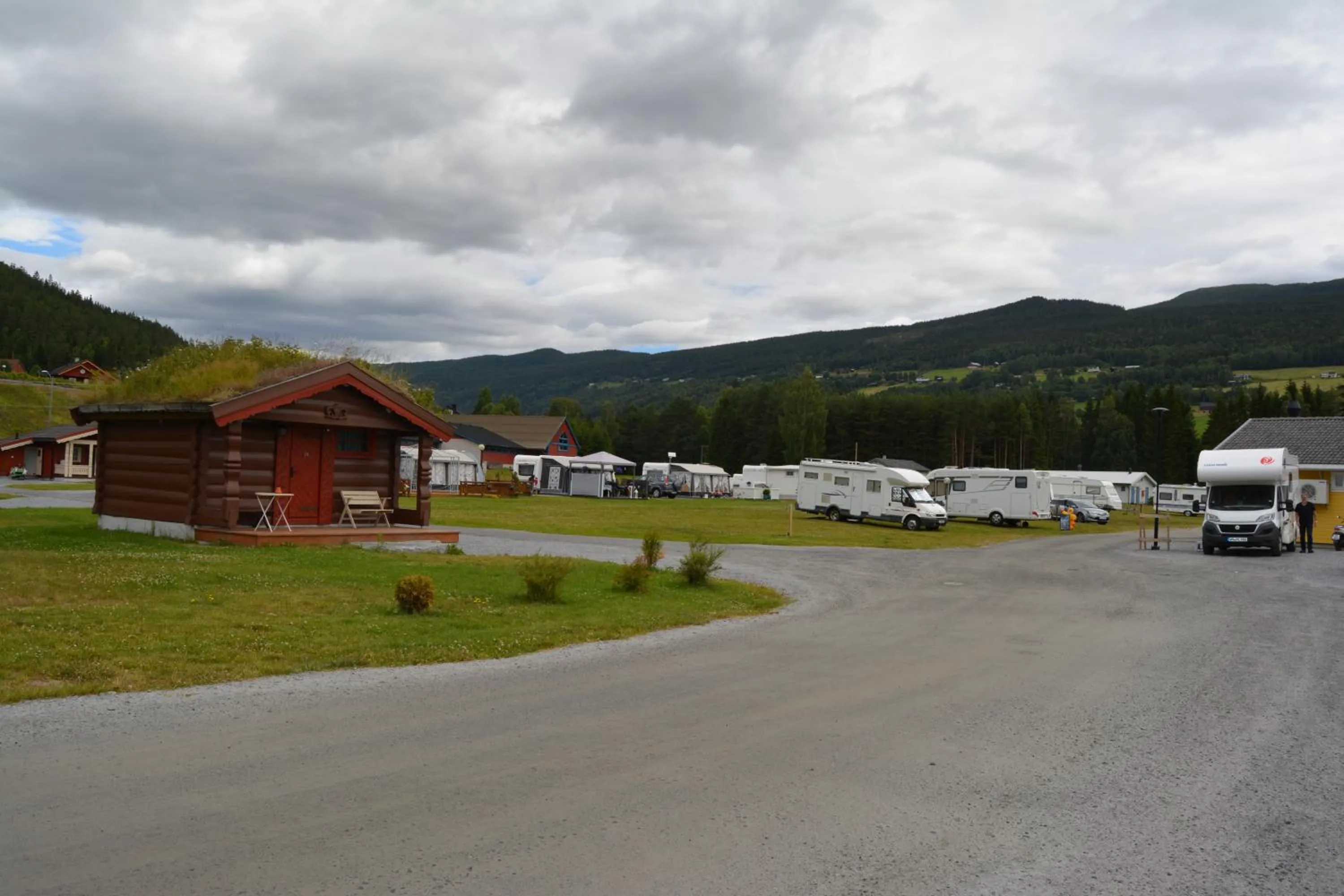 Street view in Sandviken Camping