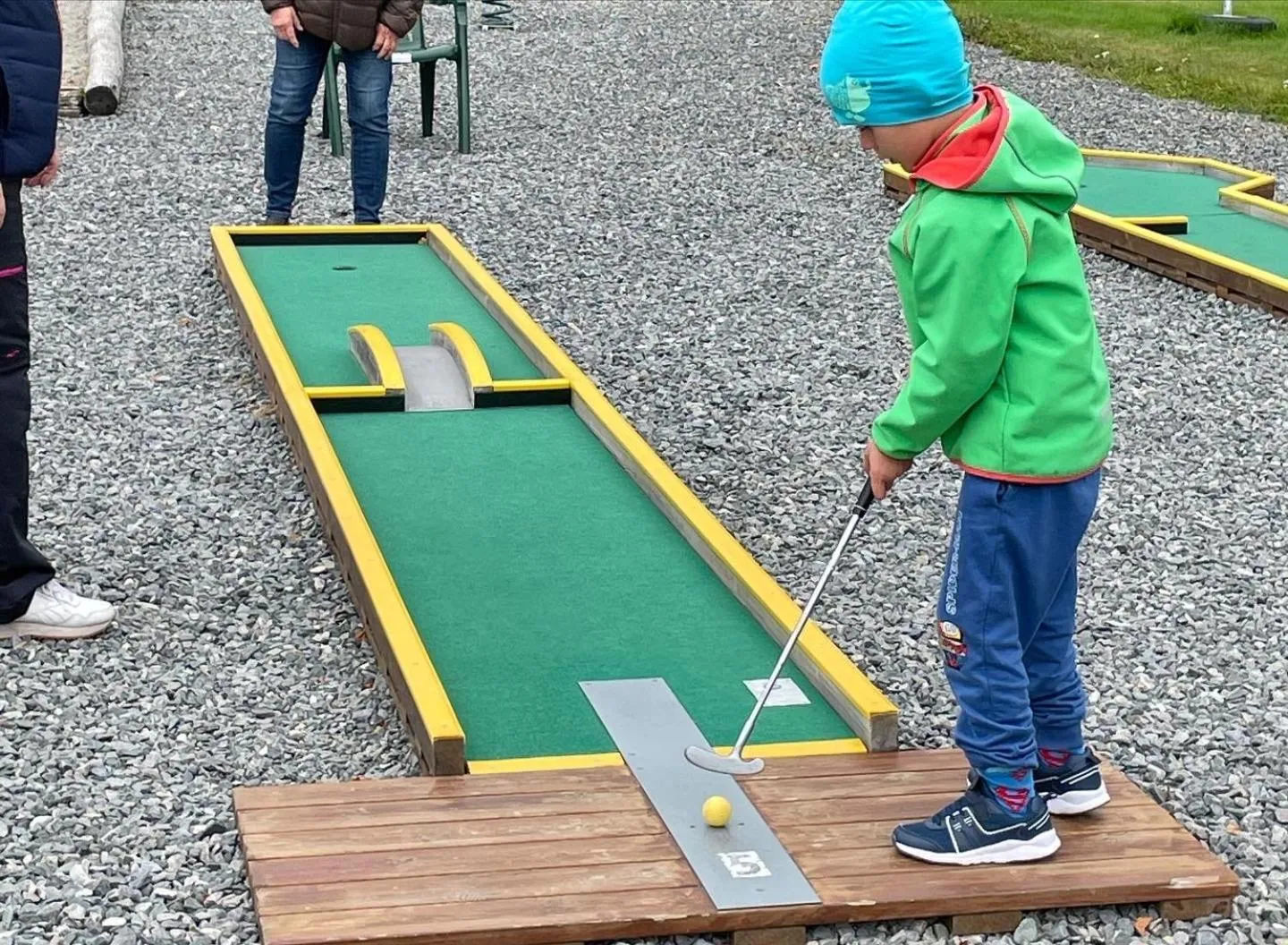 children in Sandviken Camping