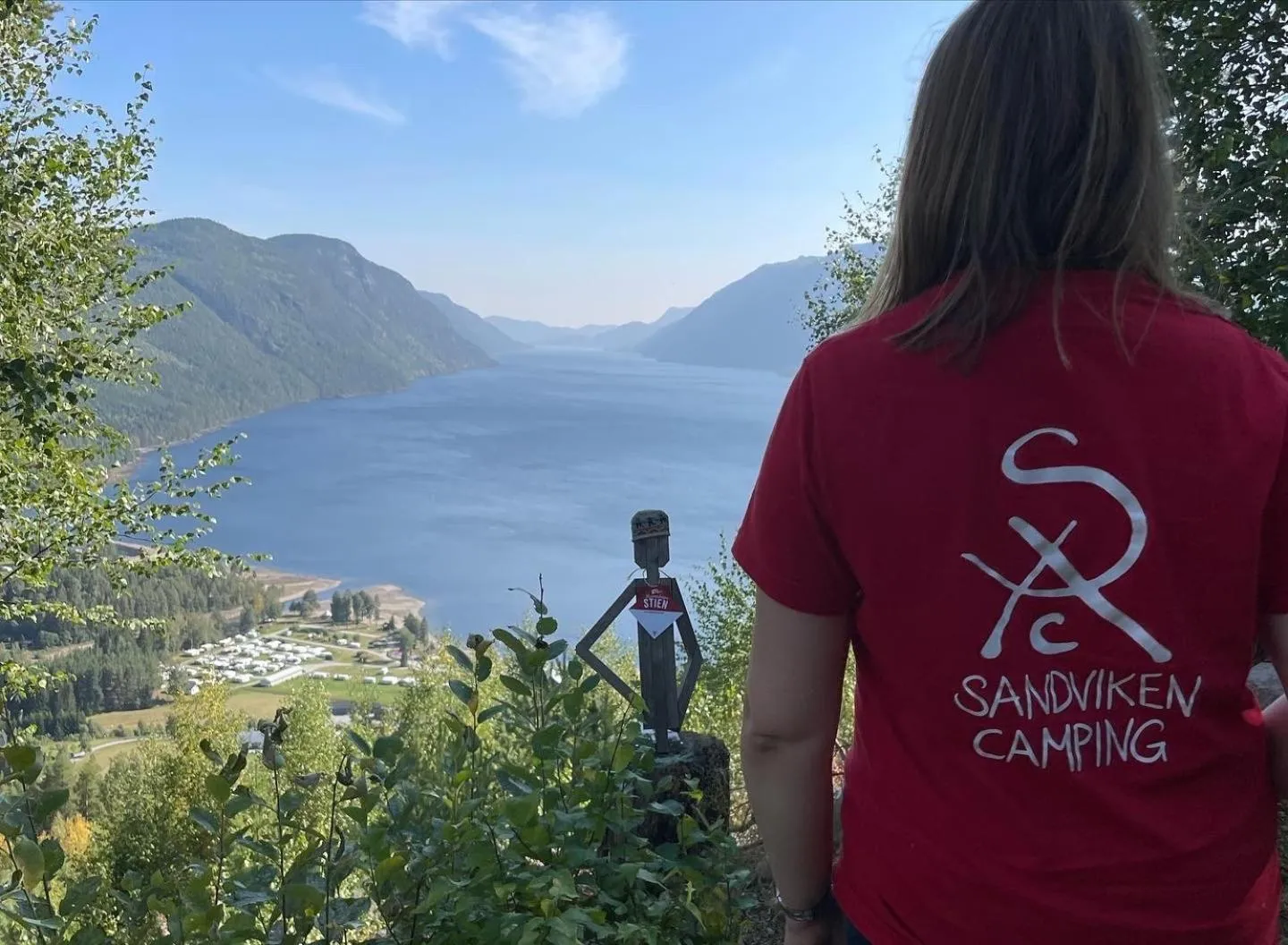 People in Sandviken Camping