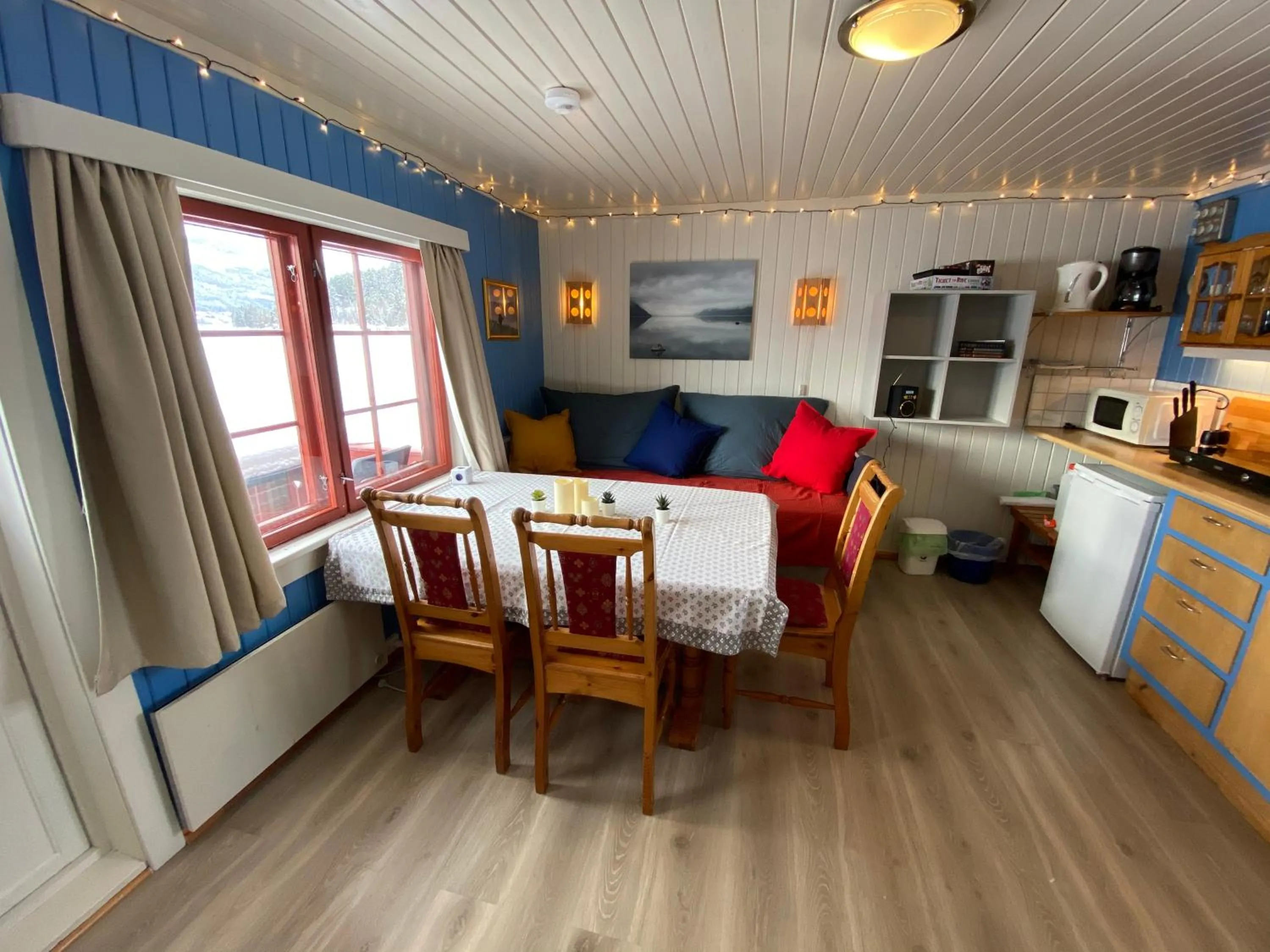 Living room in Sandviken Camping