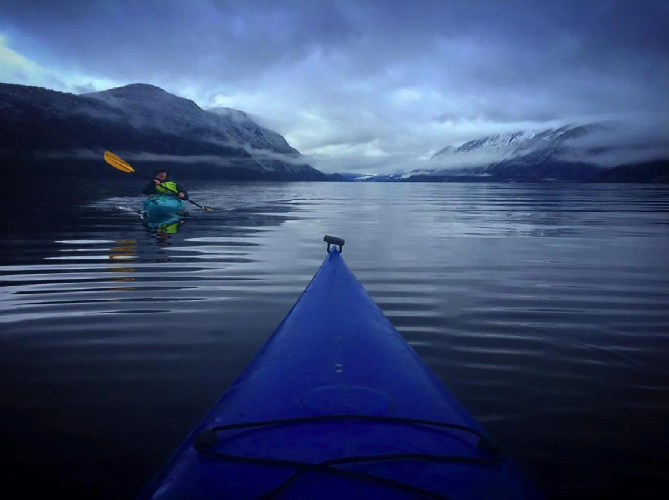 Canoeing in Sandviken Camping