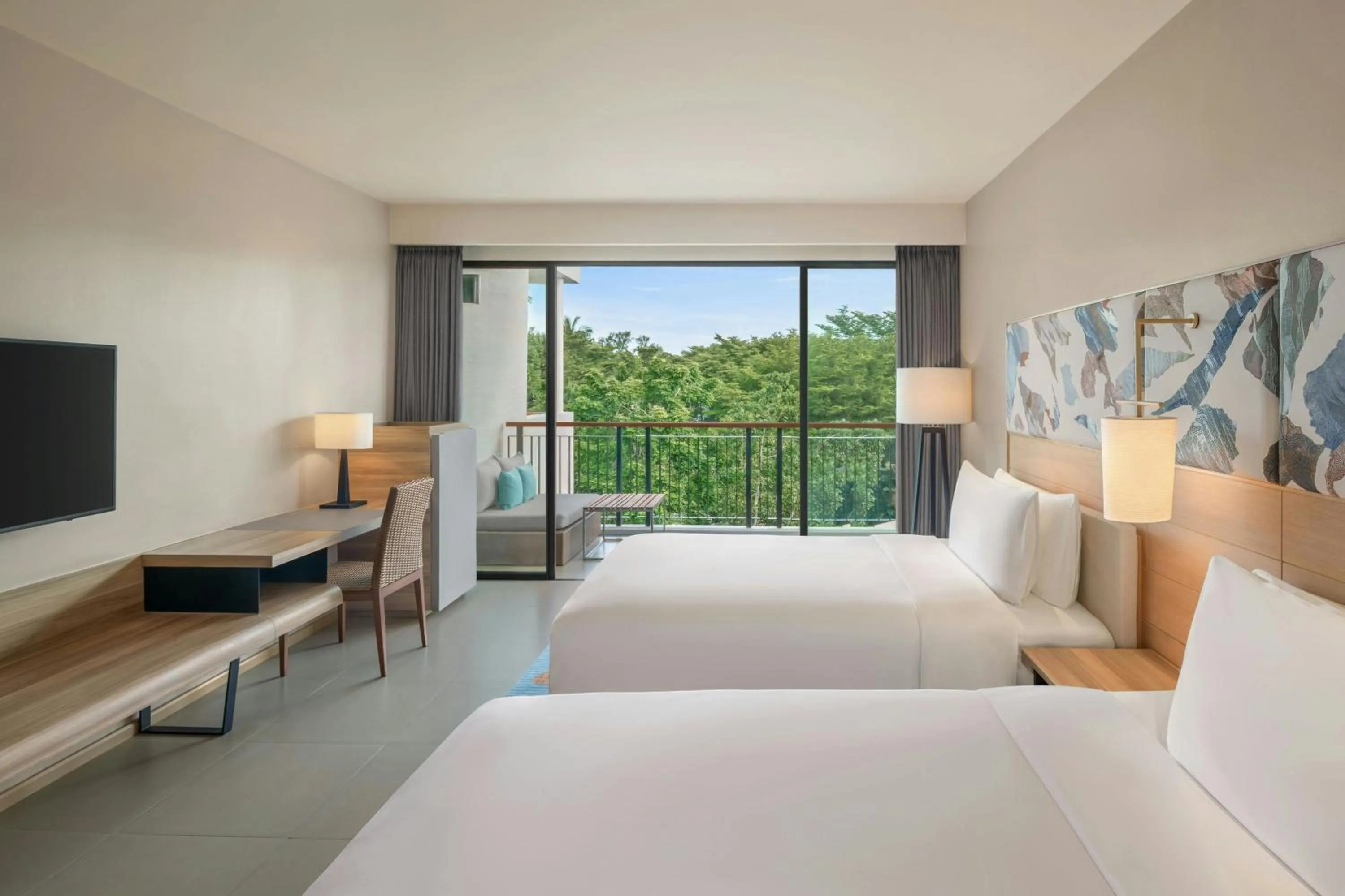 Photo of the whole room, Bed in Le Meridien Phuket Mai Khao Beach Resort
