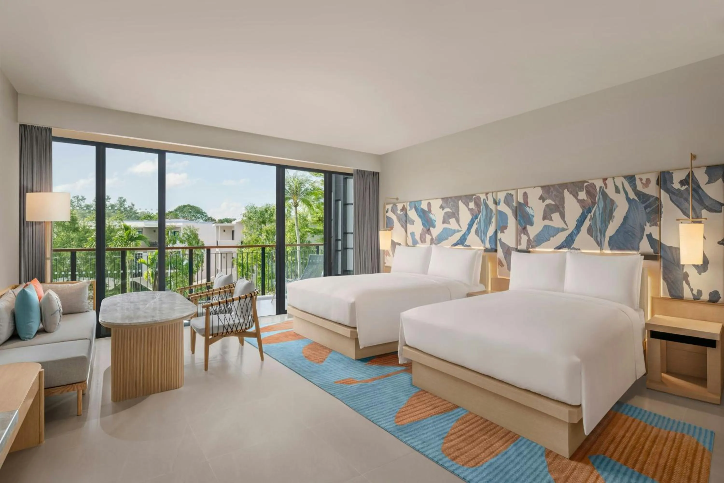 Photo of the whole room, Bed in Le Meridien Phuket Mai Khao Beach Resort