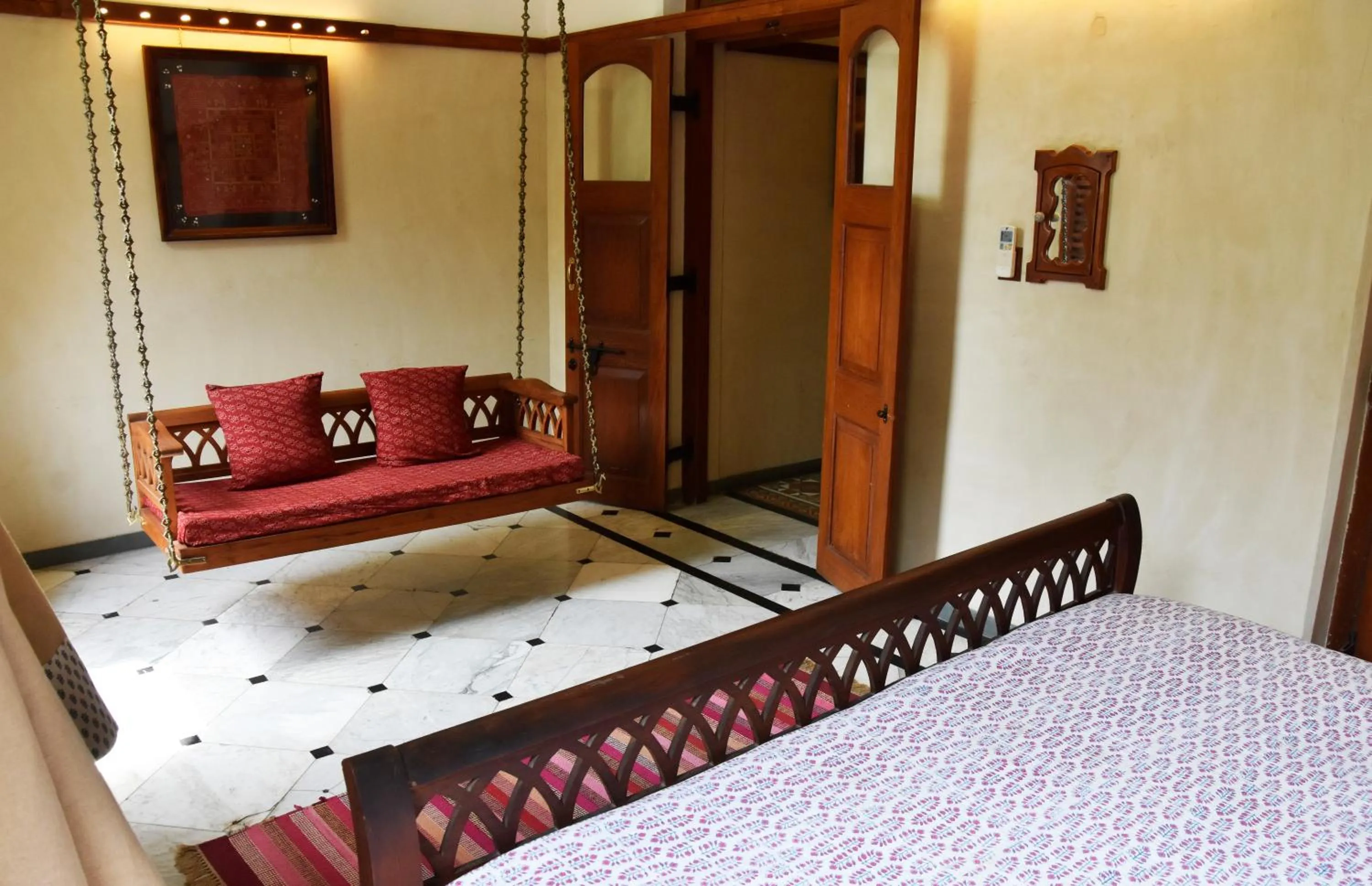 Bedroom, Bed in The House of MG-A Heritage Hotel, Ahmedabad