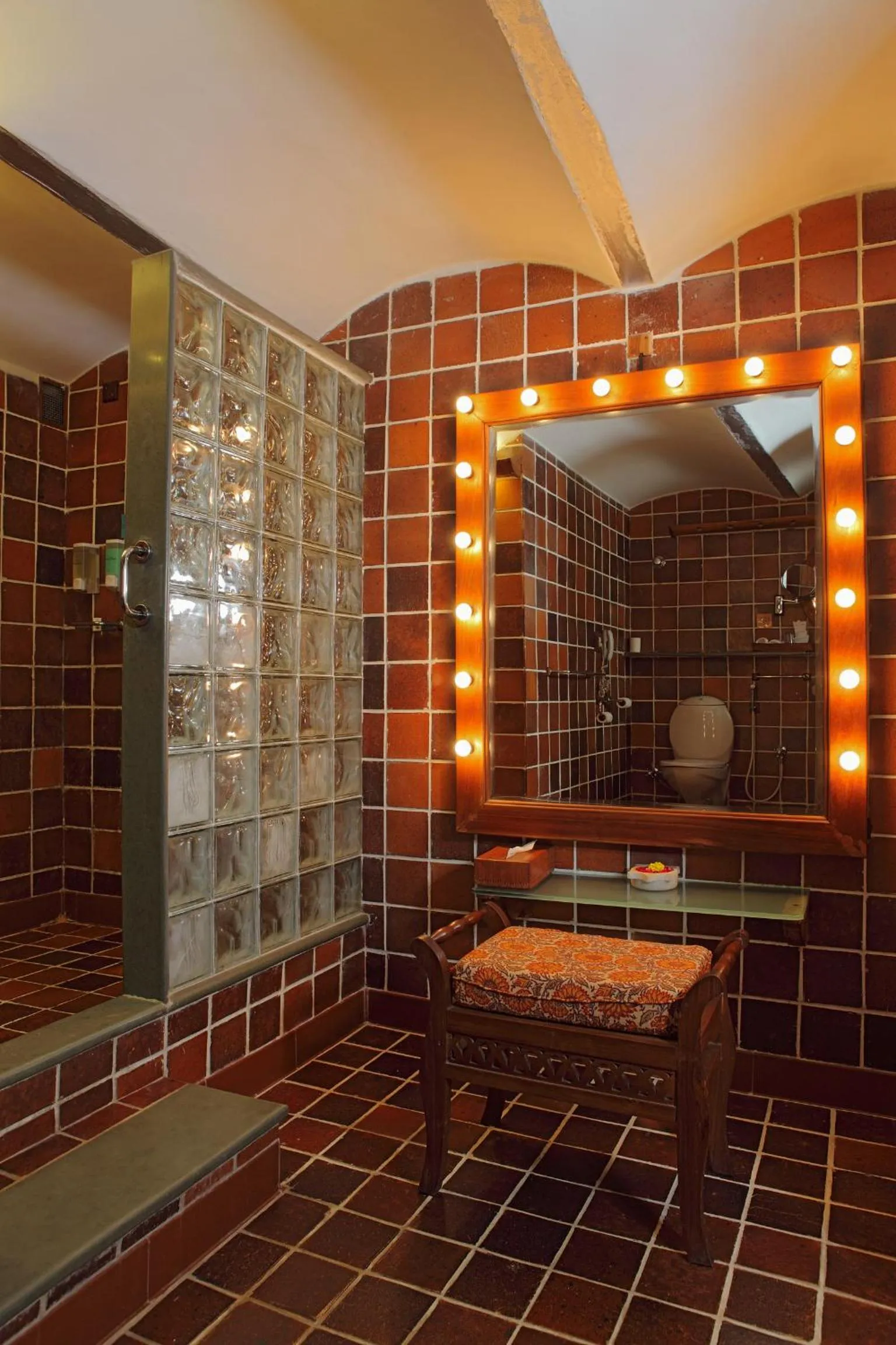 Bathroom in The House of MG-A Heritage Hotel, Ahmedabad