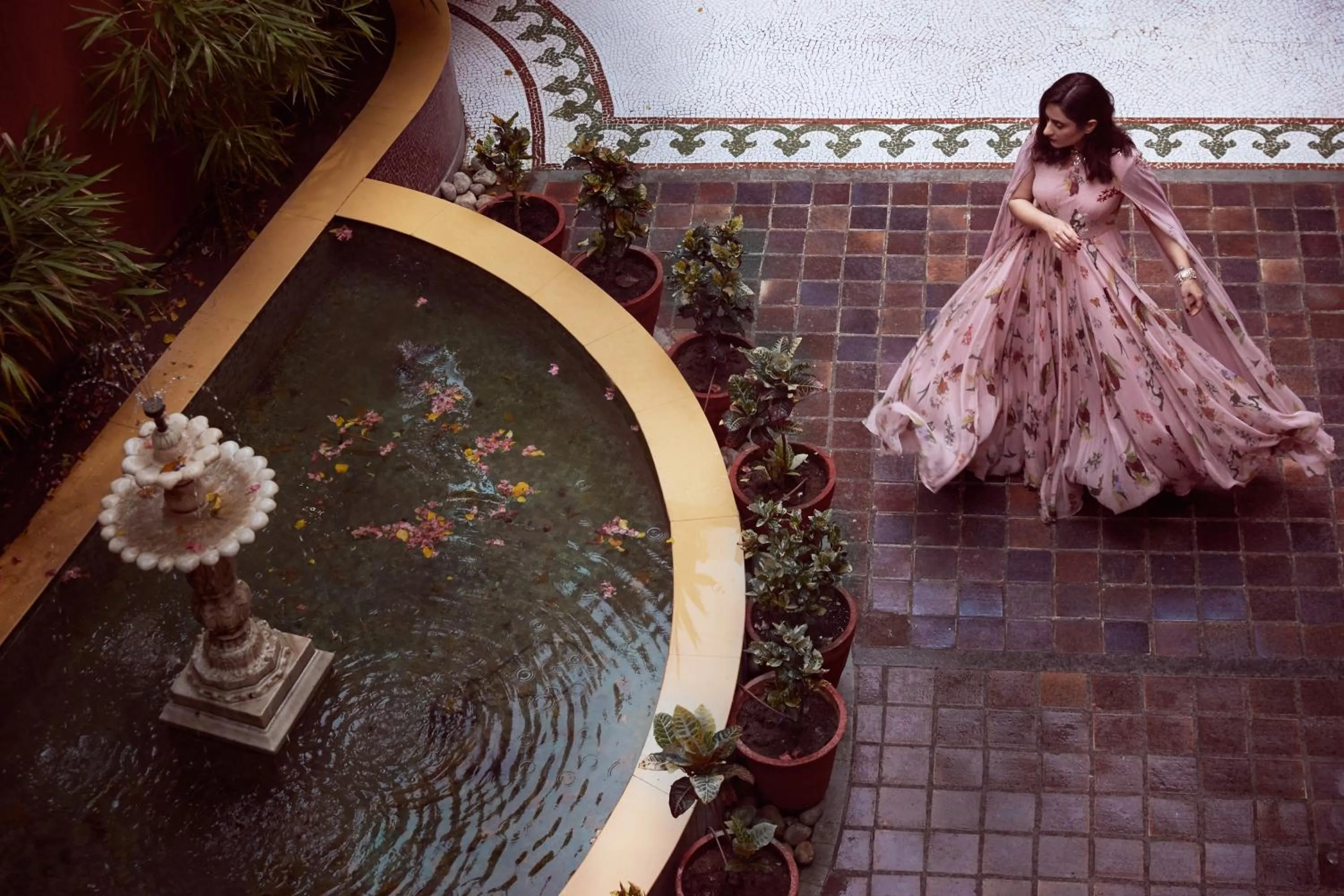 Evening entertainment in The House of MG-A Heritage Hotel, Ahmedabad