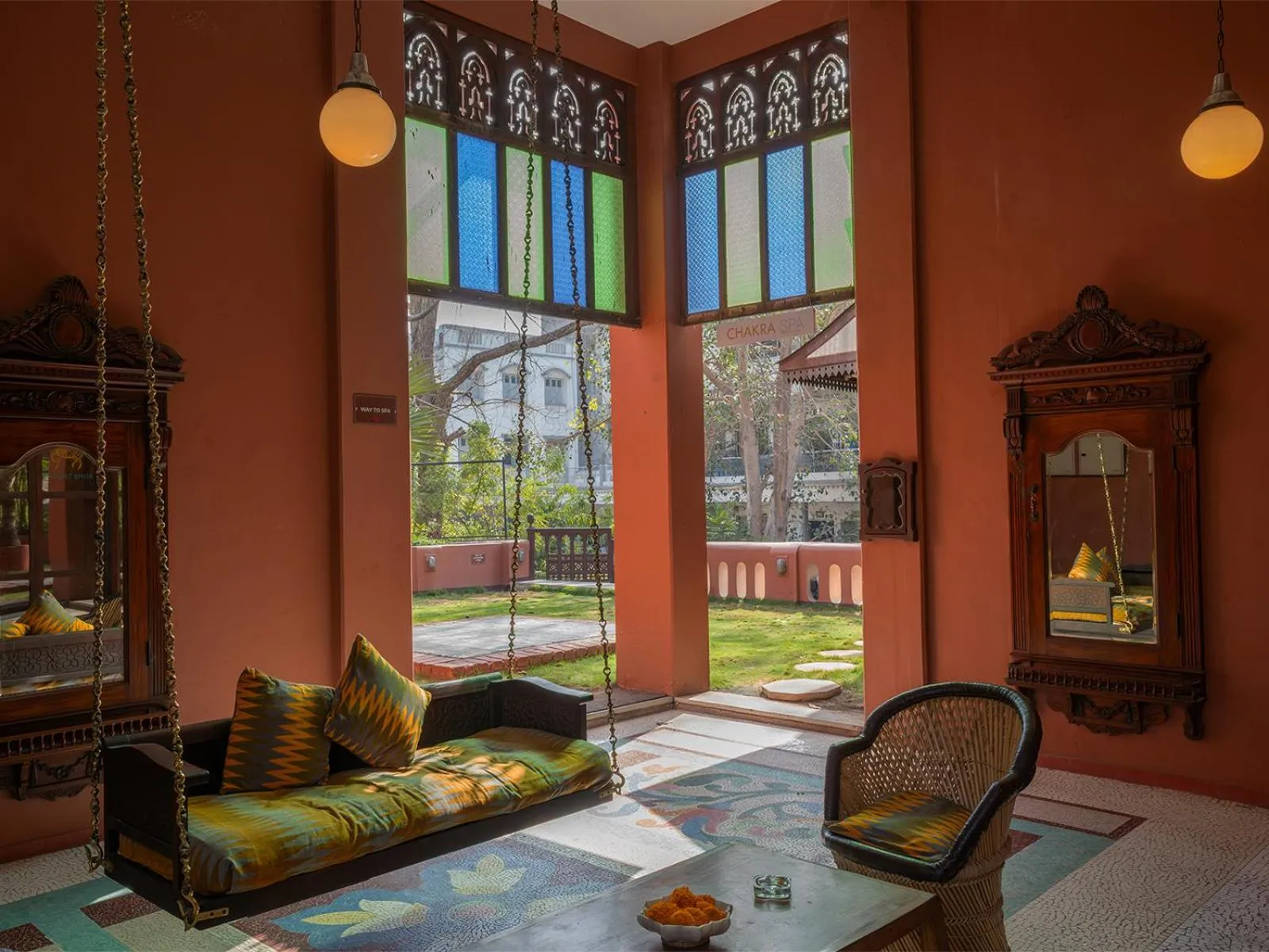 Garden view in The House of MG-A Heritage Hotel, Ahmedabad