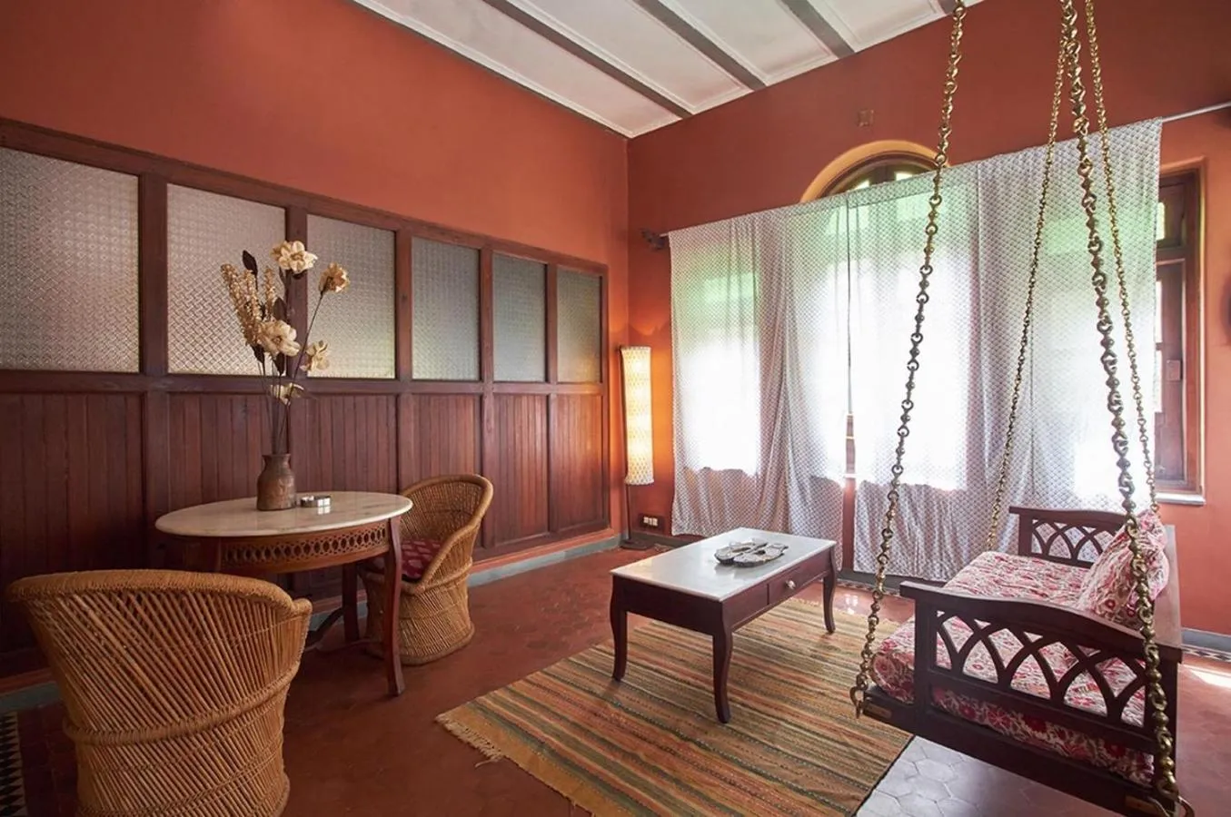 Seating area in The House of MG-A Heritage Hotel, Ahmedabad