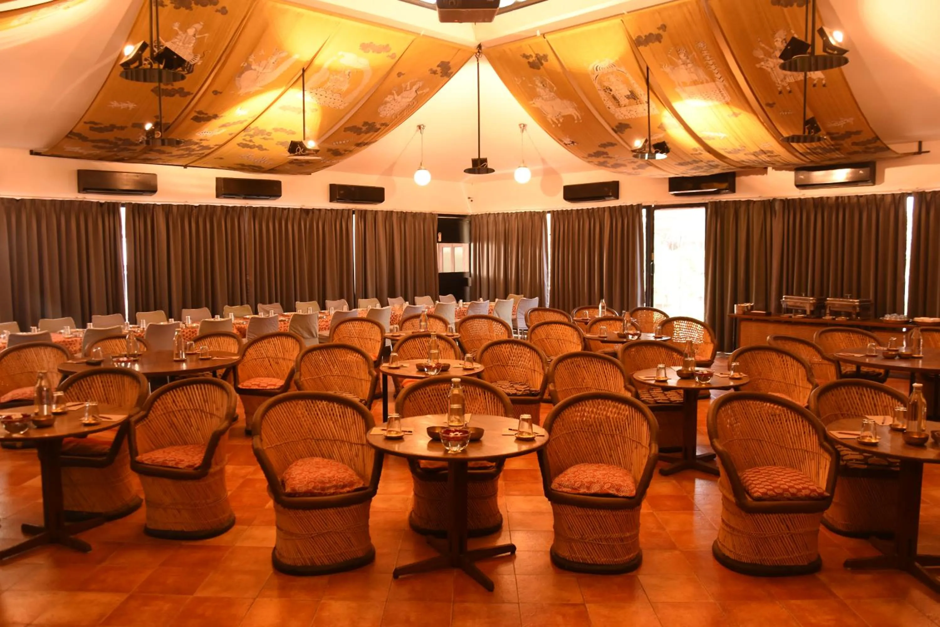 Evening entertainment in The House of MG-A Heritage Hotel, Ahmedabad