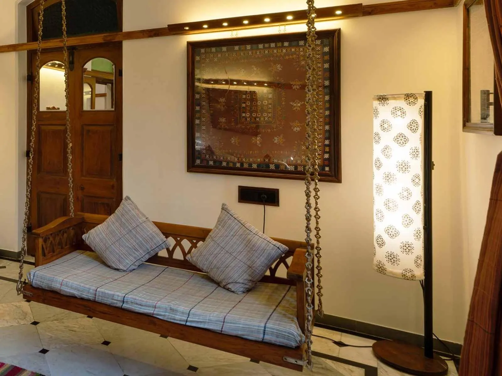 Living room in The House of MG-A Heritage Hotel, Ahmedabad