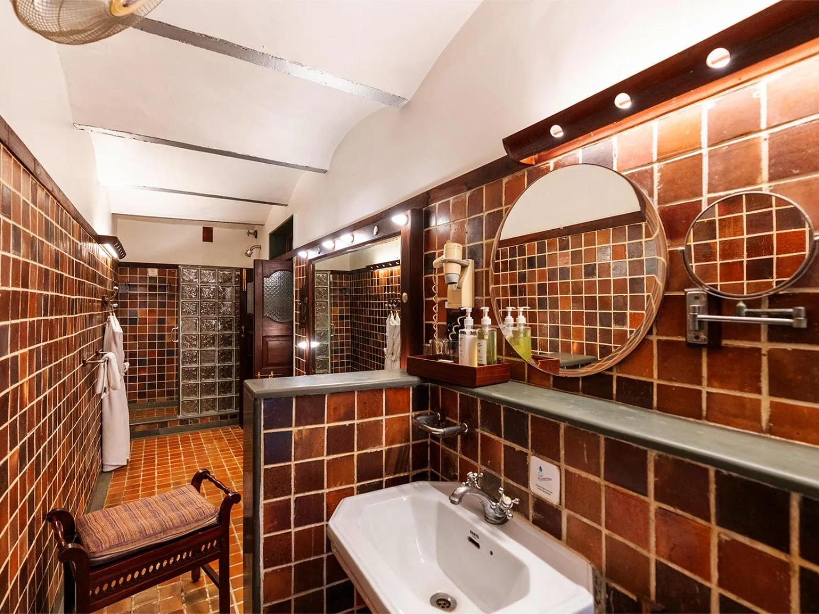 Bathroom in The House of MG-A Heritage Hotel, Ahmedabad