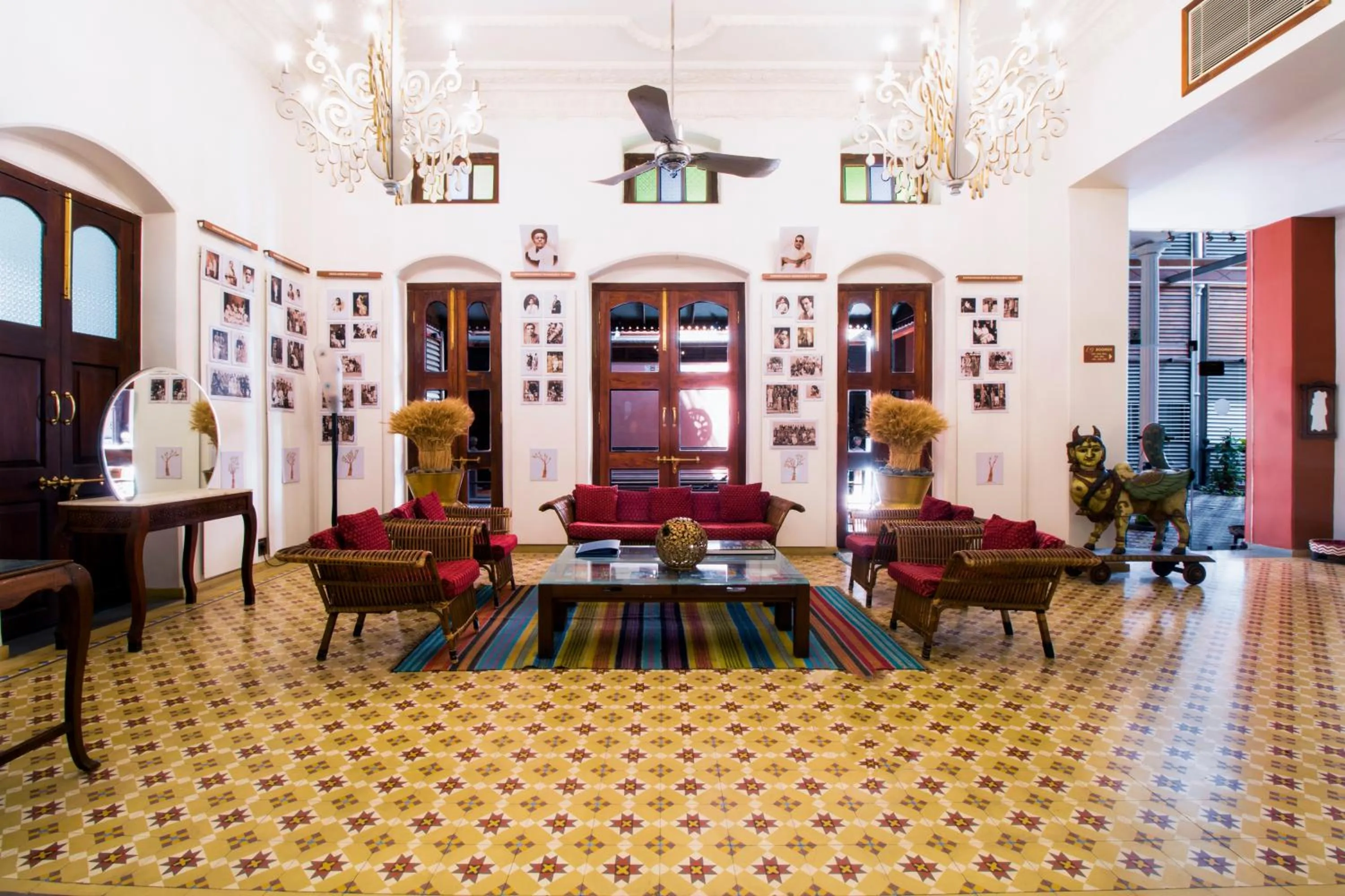 Lobby or reception in The House of MG-A Heritage Hotel, Ahmedabad