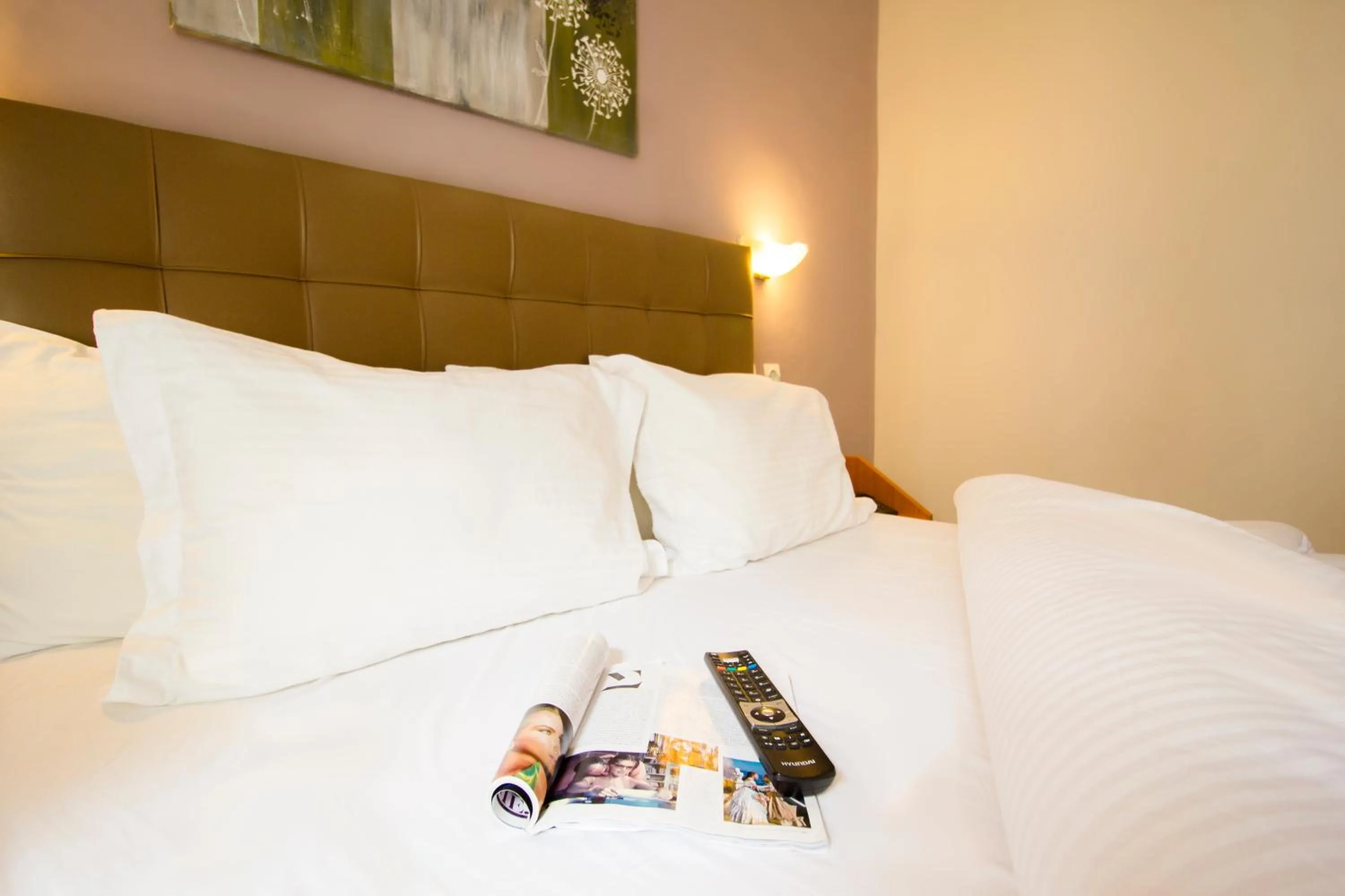 Bed in Hotel Lithaion