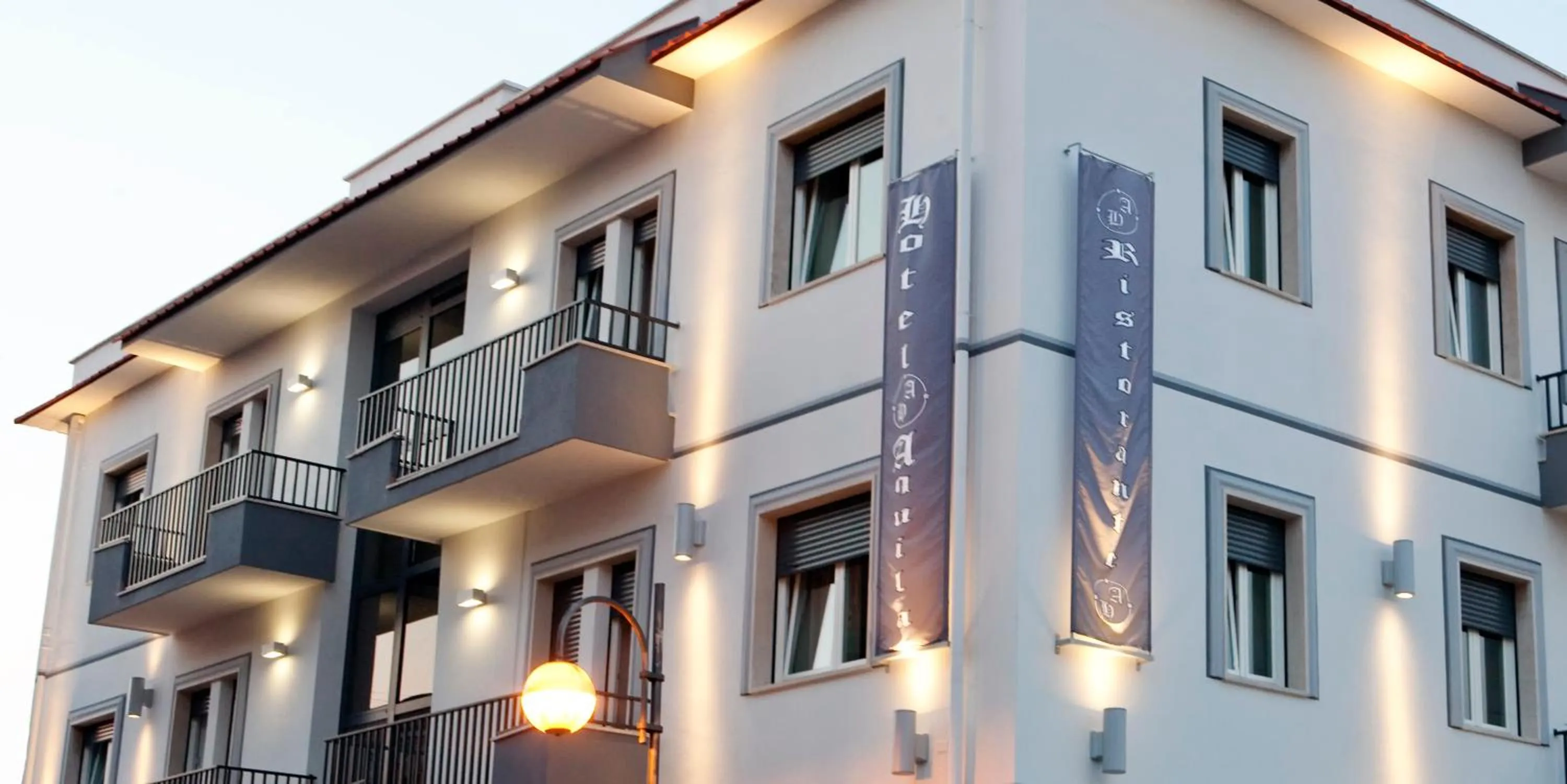 Facade/entrance in Hotel Aquila