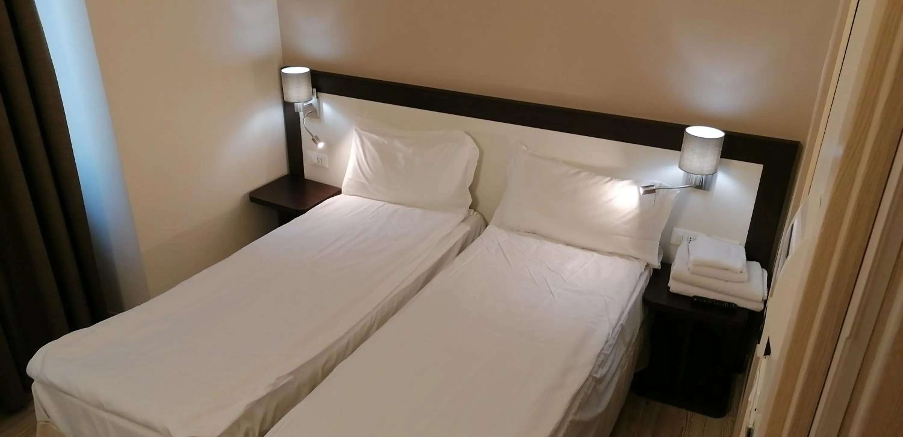 Bed in Hotel Boccascena