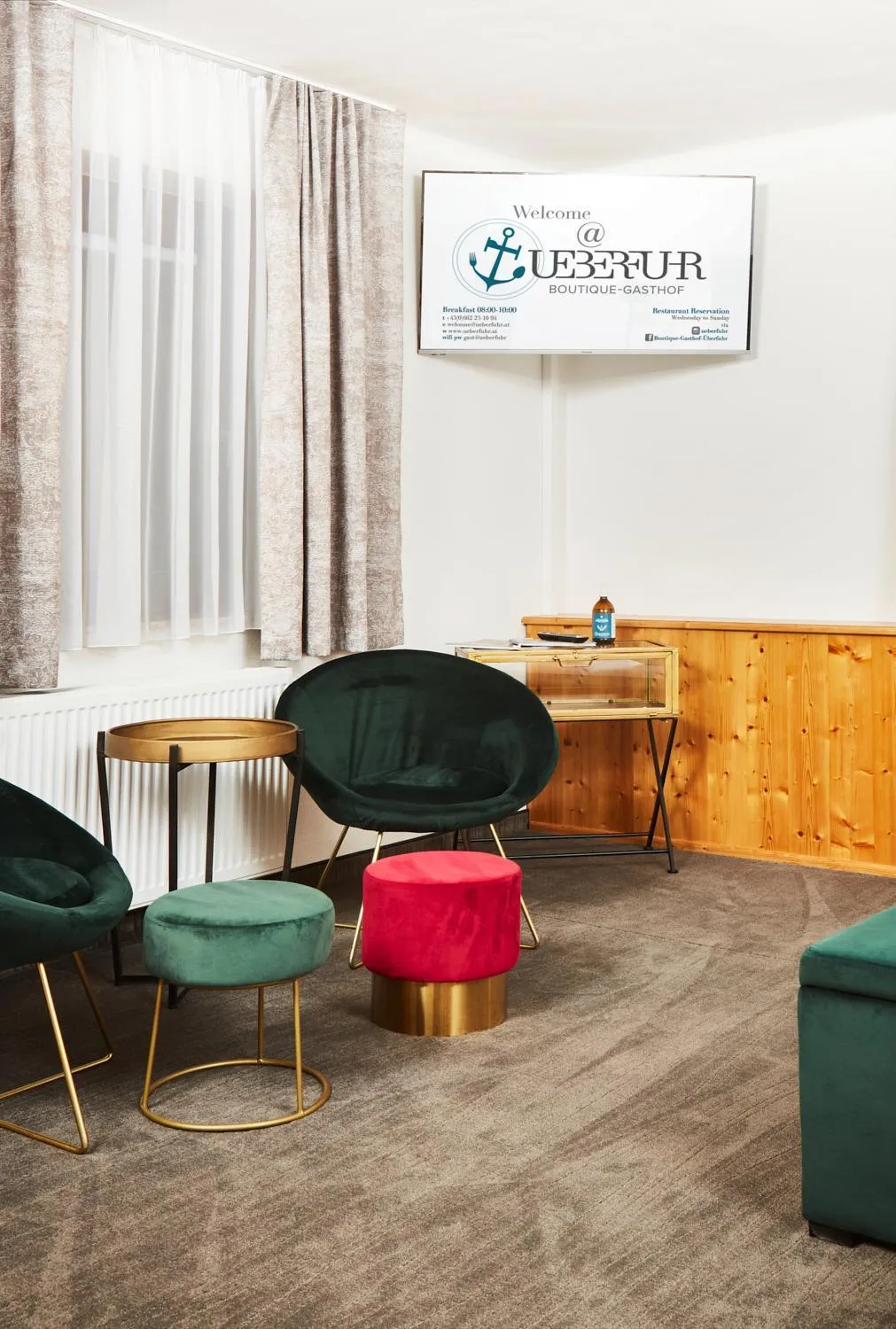 Living room in Boutique-Gasthof Ueberfuhr